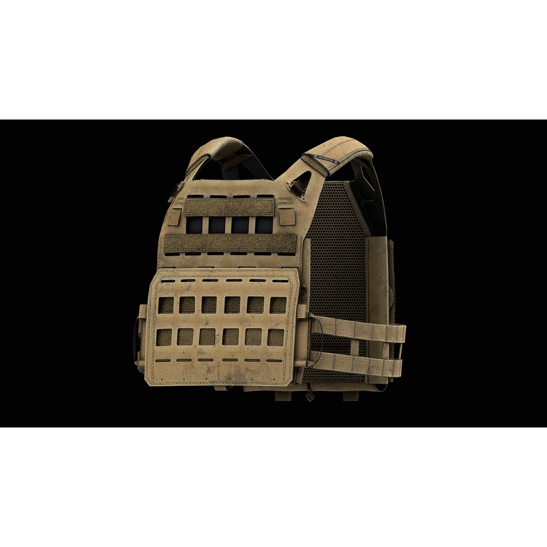 Crye Precision AirLite SPC V1 V2 V3 3D Model – Low Poly Game Asset, FBX, PBR - View 25