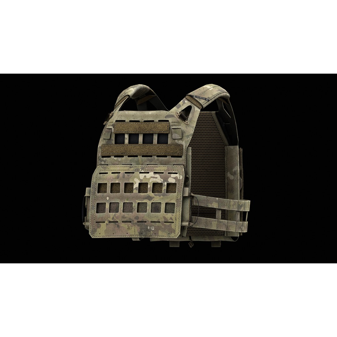 Crye Precision AirLite SPC V1 V2 V3 3D Model – Low Poly Game Asset, FBX, PBR - View 26