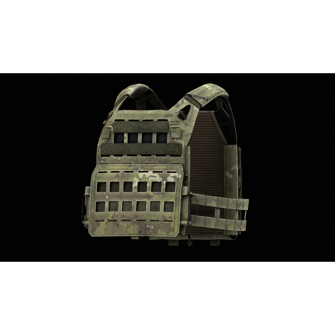 Crye Precision AirLite SPC V1 V2 V3 3D Model – Low Poly Game Asset, FBX, PBR - View 28