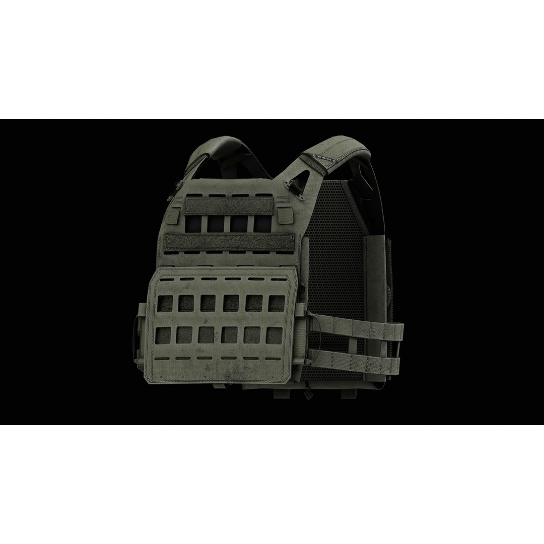 Crye Precision AirLite SPC V1 V2 V3 3D Model – Low Poly Game Asset, FBX, PBR - View 29