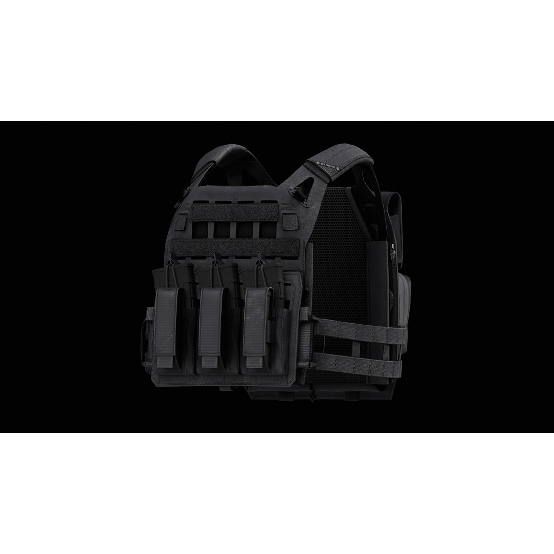 Crye Precision AirLite SPC V1 V2 V3 3D Model – Low Poly Game Asset, FBX, PBR - View 30