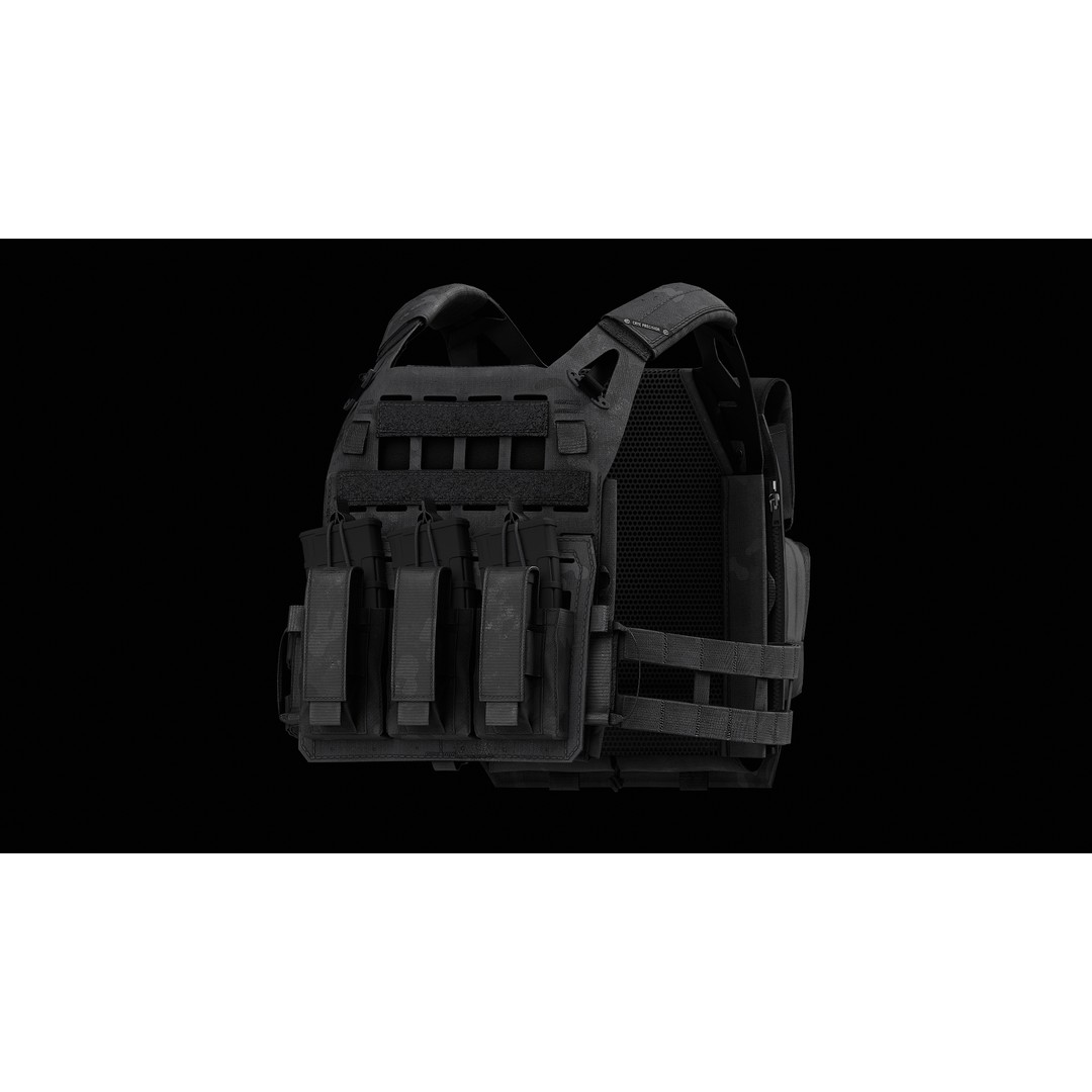 Crye Precision AirLite SPC V1 V2 V3 3D Model – Low Poly Game Asset, FBX, PBR - View 33