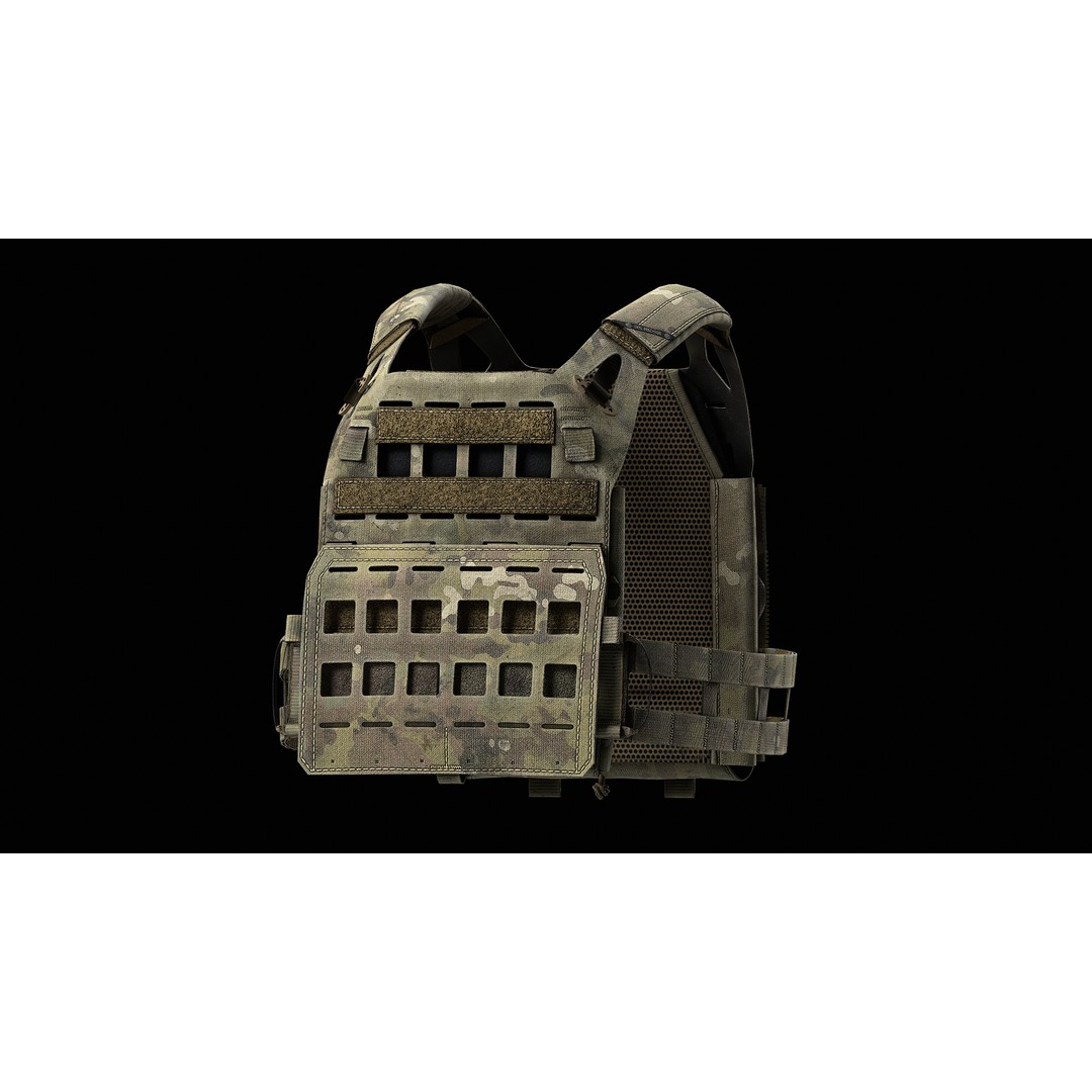 Crye Precision AirLite SPC V1 V2 V3 3D Model – Low Poly Game Asset, FBX, PBR - View 9
