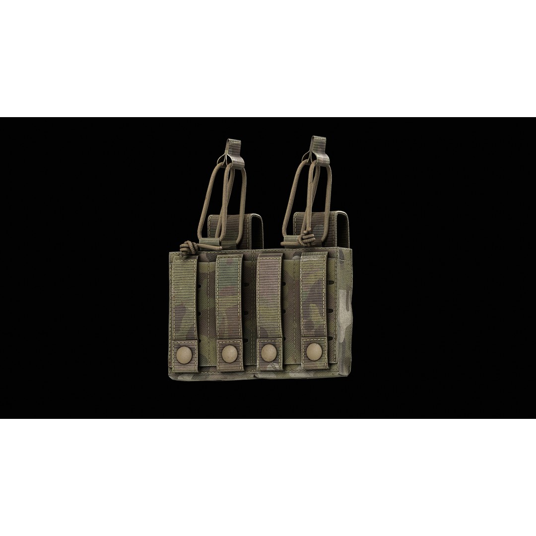 Condor M4 Kangaroo Mag Pouch 3D Model – Low Poly Game-Ready FBX