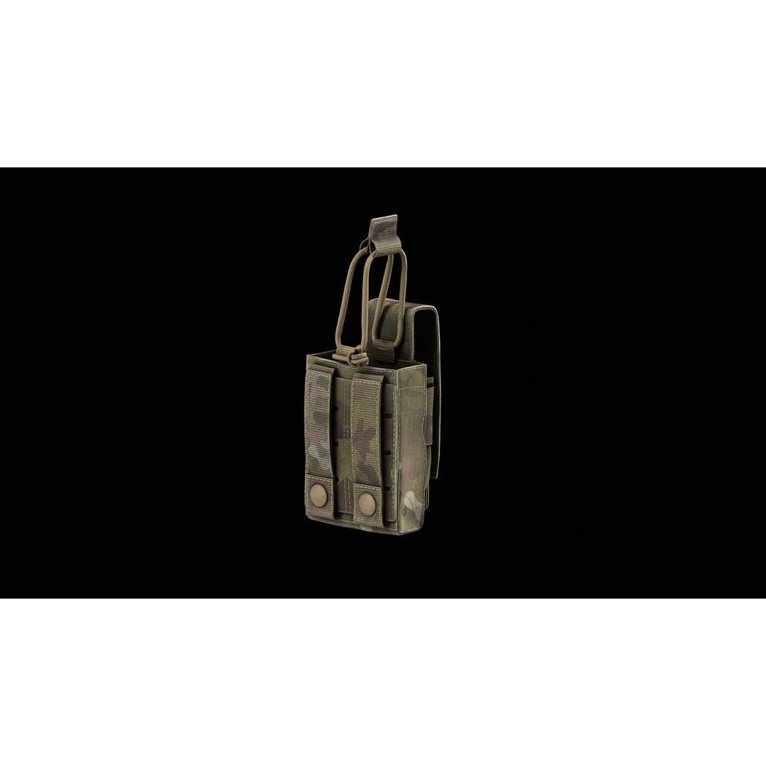 Condor M4 Kangaroo Mag Pouch 3D Model – Low Poly Game-Ready FBX - View 10