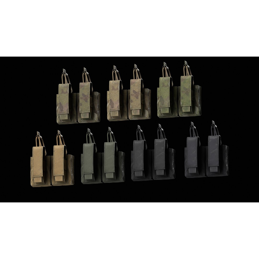 Condor M4 Kangaroo Mag Pouch 3D Model – Low Poly Game-Ready FBX - View 8