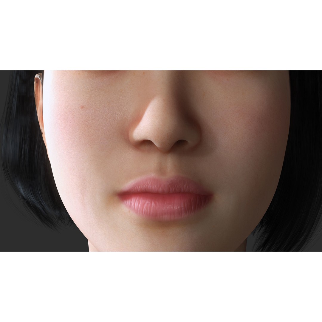 Noi 3D Model – Low Poly Female Character, Game Ready, Rigged - View 20