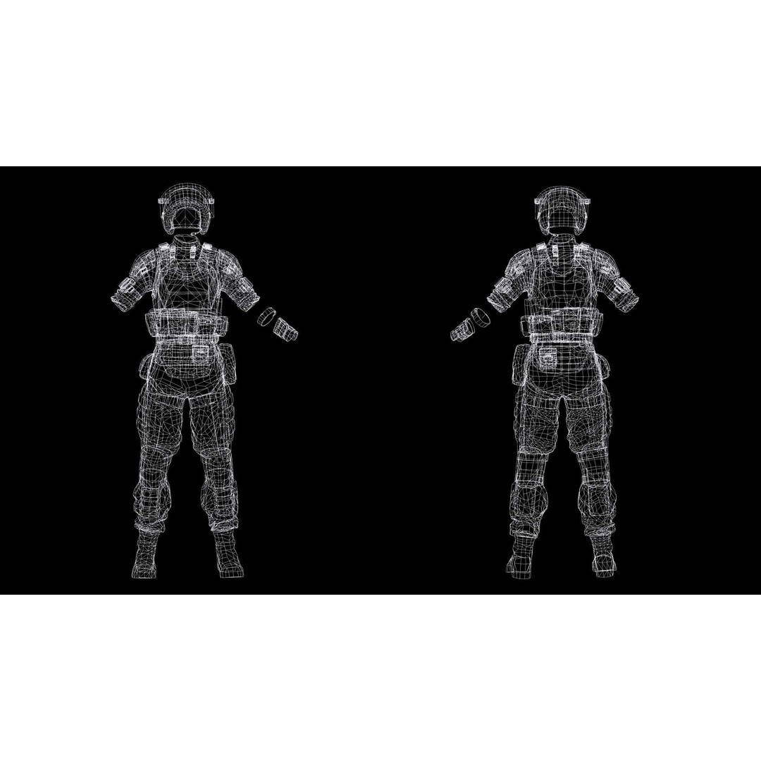 Noi 3D Model – Low Poly Female Character, Game Ready, Rigged - View 30