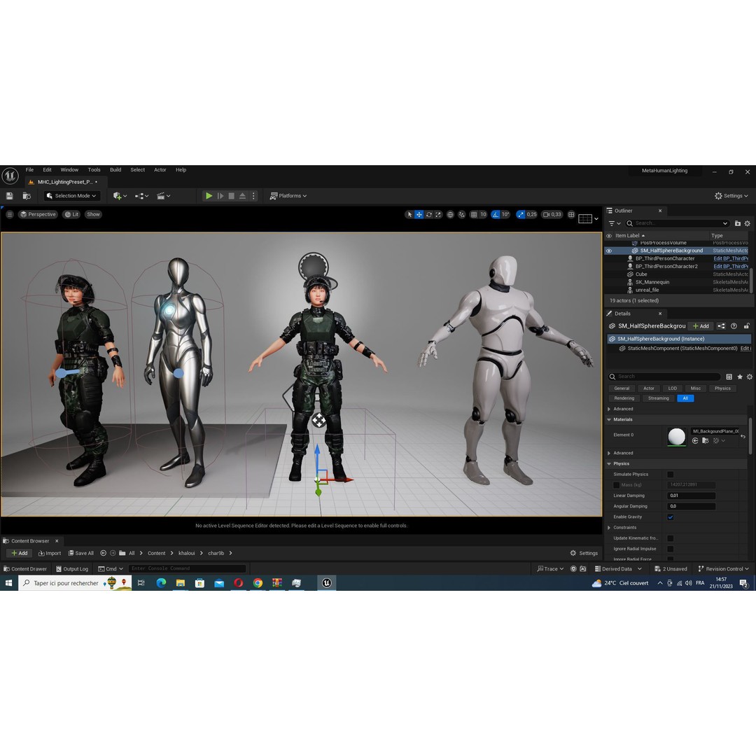 Noi 3D Model – Low Poly Female Character, Game Ready, Rigged - View 45