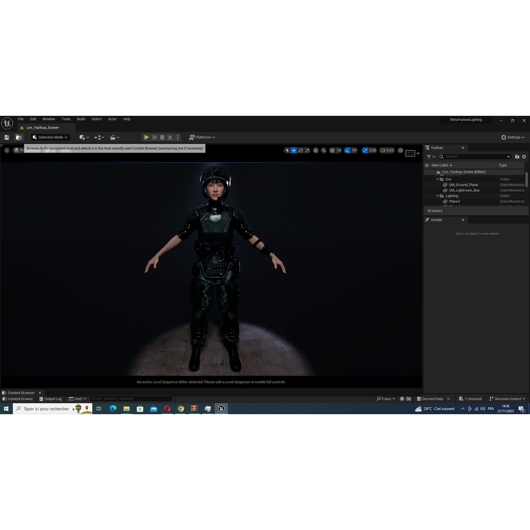 Noi 3D Model – Low Poly Female Character, Game Ready, Rigged - View 46