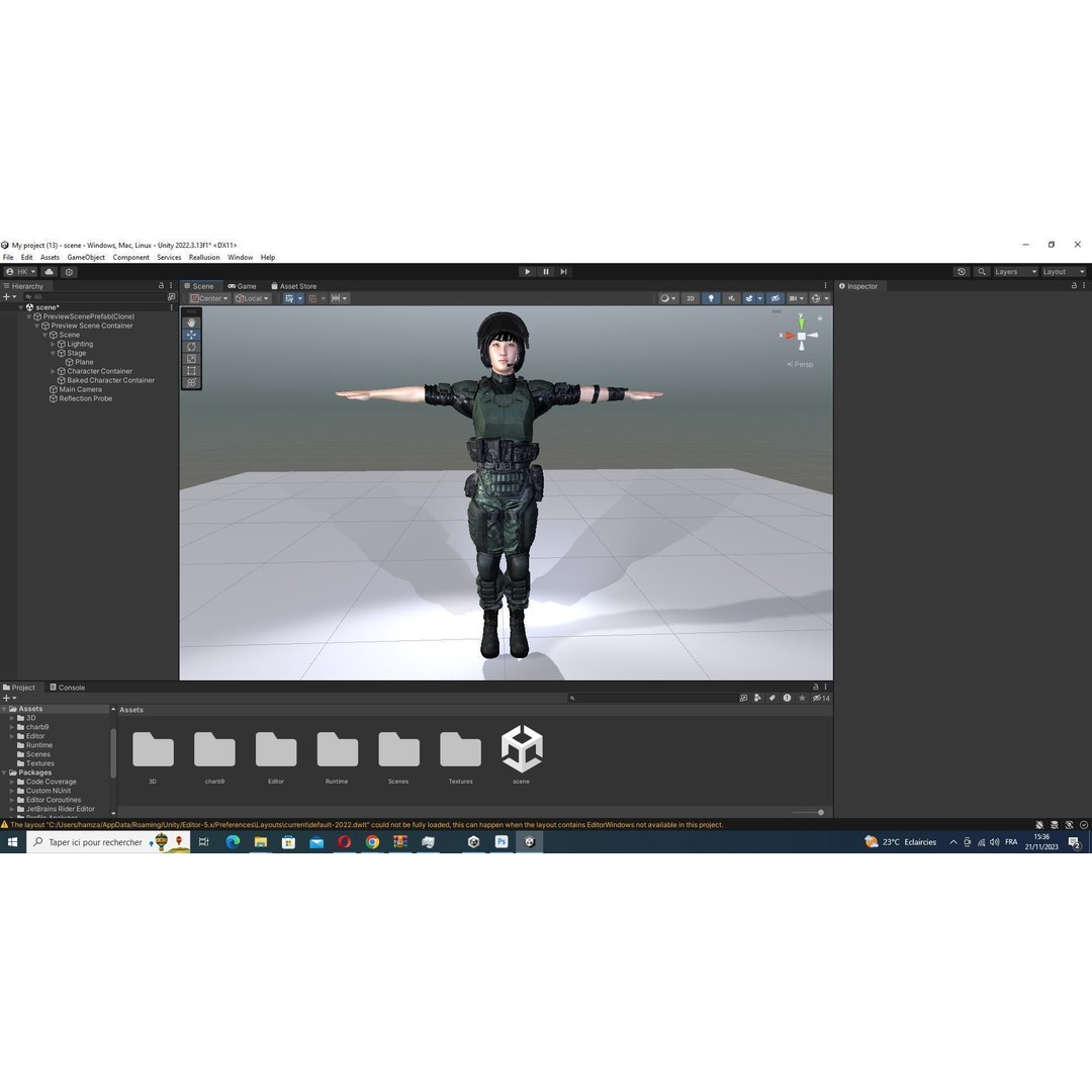 Noi 3D Model – Low Poly Female Character, Game Ready, Rigged - View 60