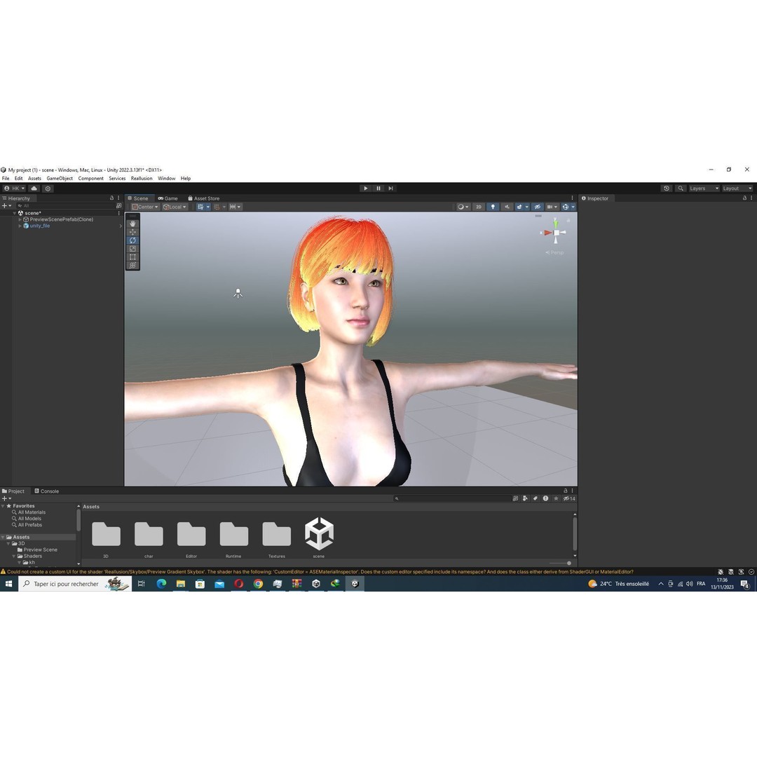 Noi 3D Model – Low Poly Female Character, Game Ready, Rigged - View 64