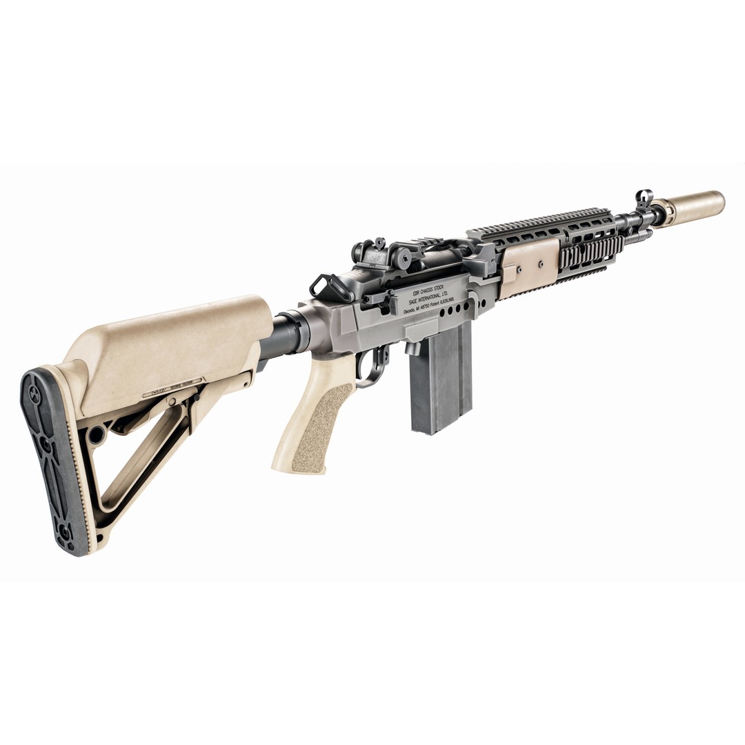 MK14 MOD1 Enhanced Battle Rifle 3D Model – Game Ready PBR Asset, FBX - View 10