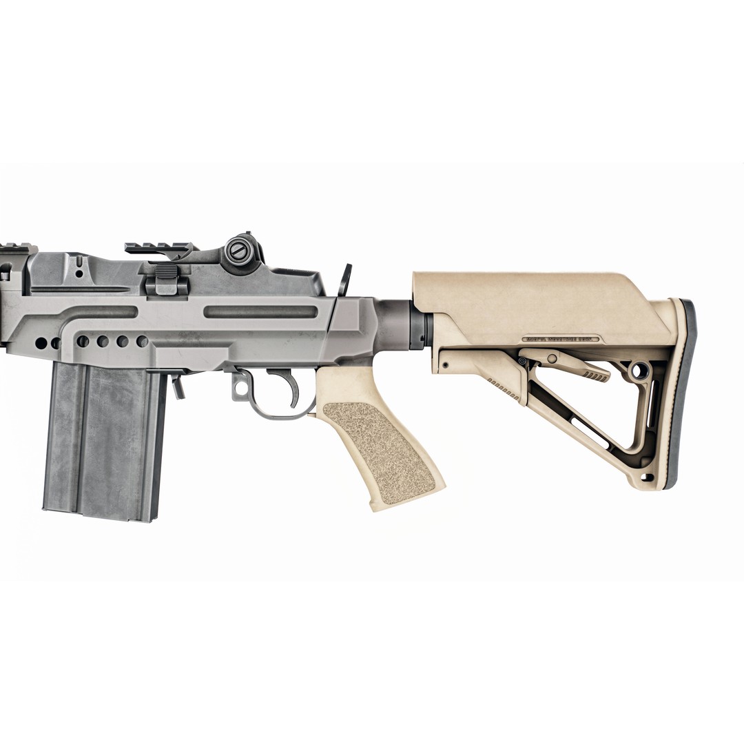 MK14 MOD1 Enhanced Battle Rifle 3D Model – Game Ready PBR Asset, FBX - View 7