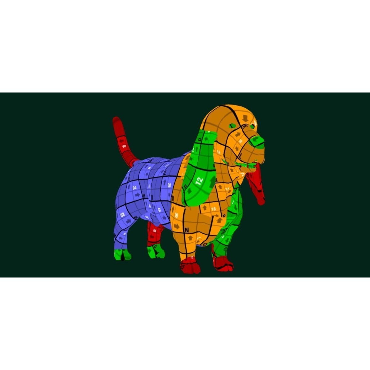 Basset Hound - Game-Ready 3D Model - View 10