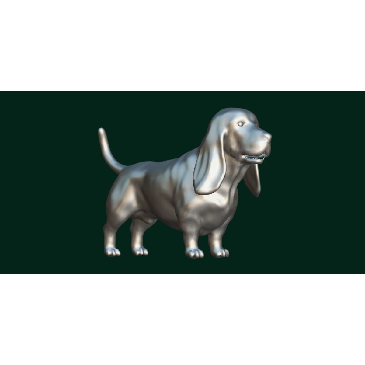 Basset Hound - Game-Ready 3D Model - View 5