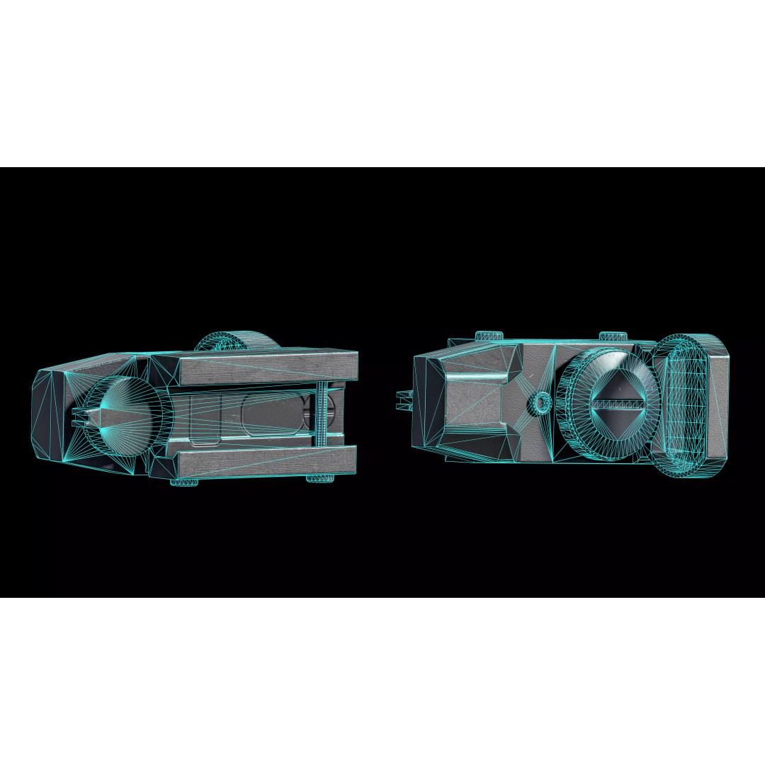 Walther MRS Sight 3D Model – Low Poly Game-Ready Asset, FBX, OBJ