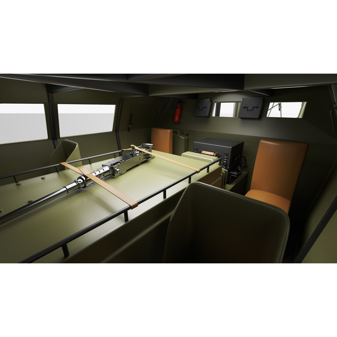 M25 M26 Dragon Wagon 3D Model – High Poly WWII Tank Transporter, FBX, OBJ - View 15
