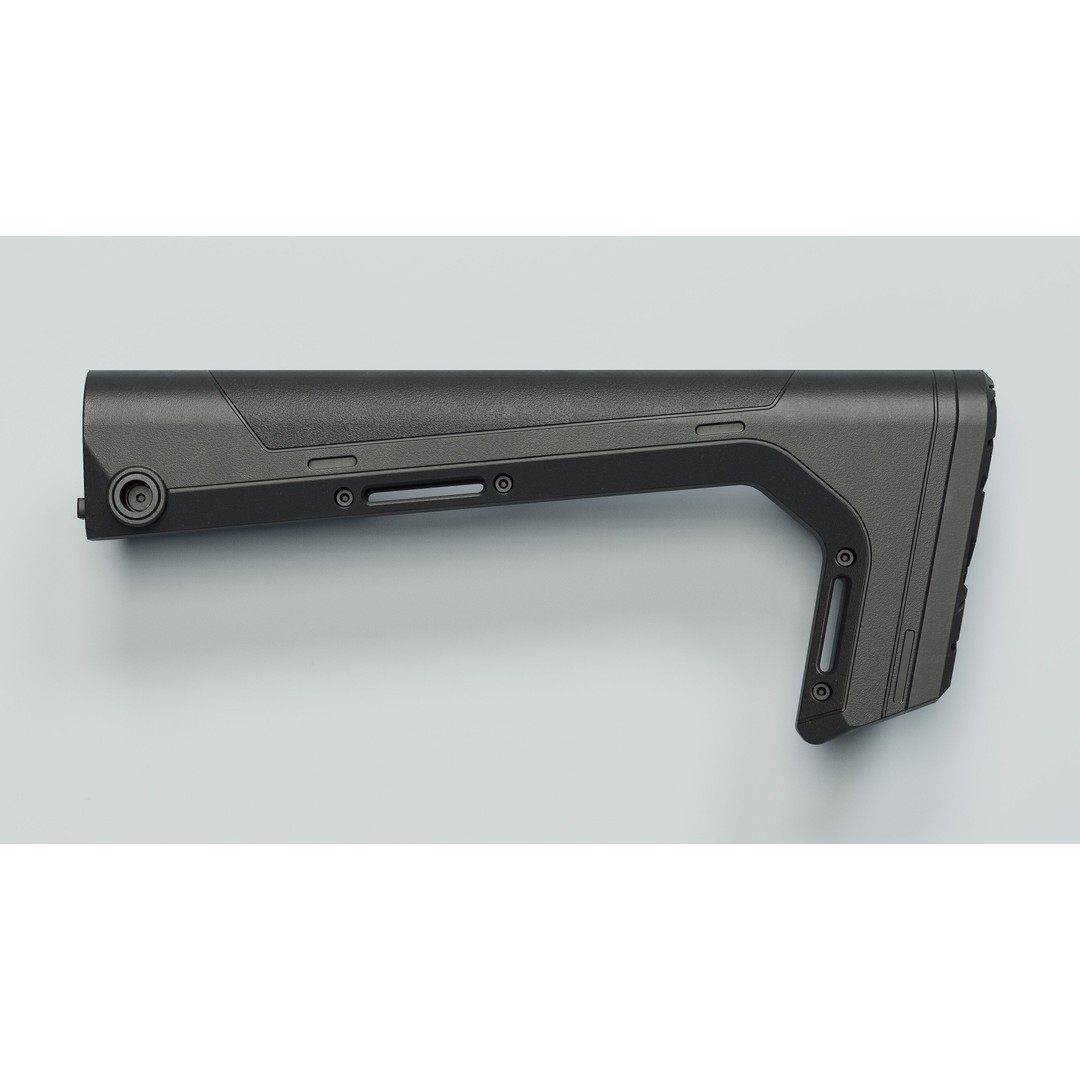 HRS Light Fixed Buttstock 3D Model – Low Poly Game Asset, FBX - View 6