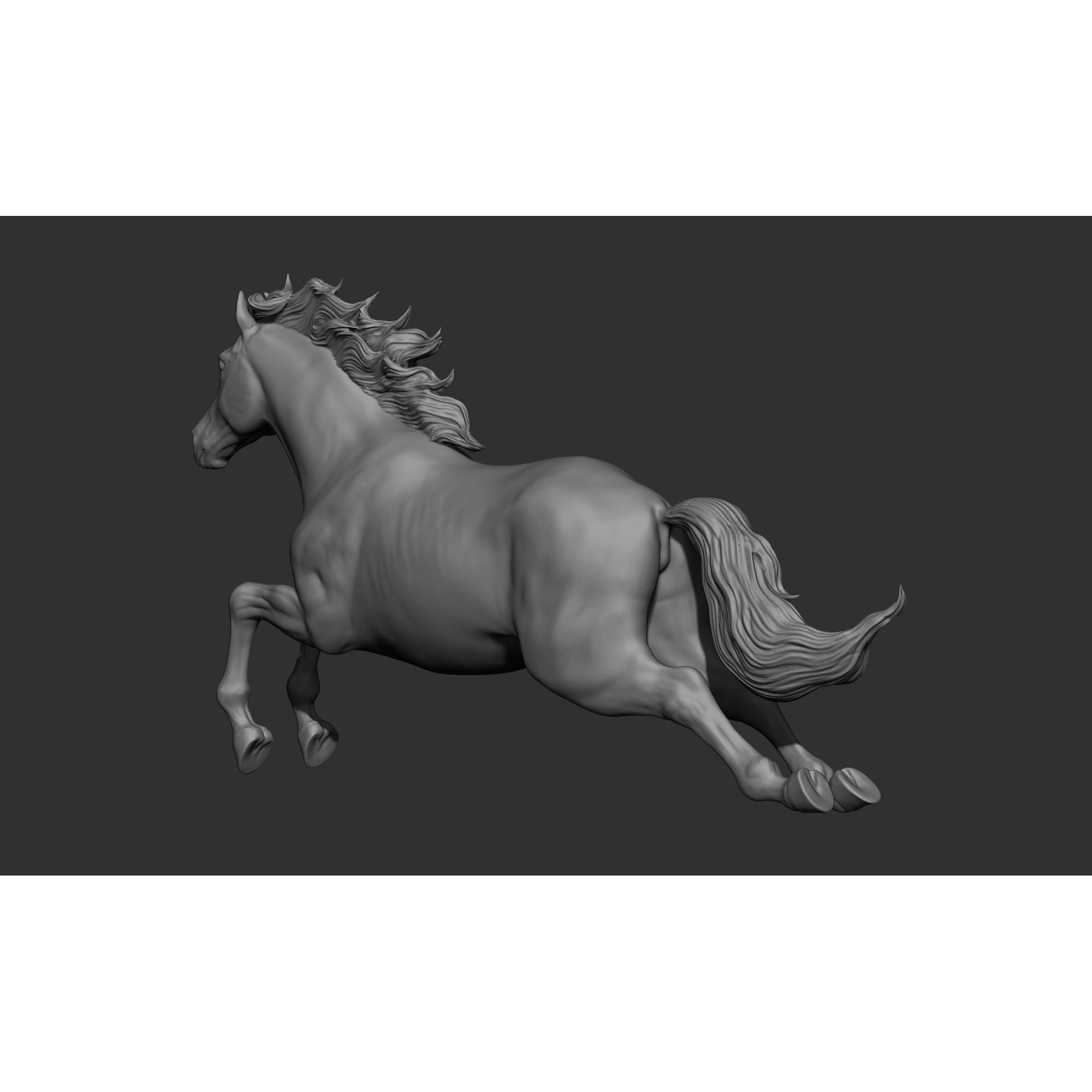 18 Horse Poses - 3D Model - View 11