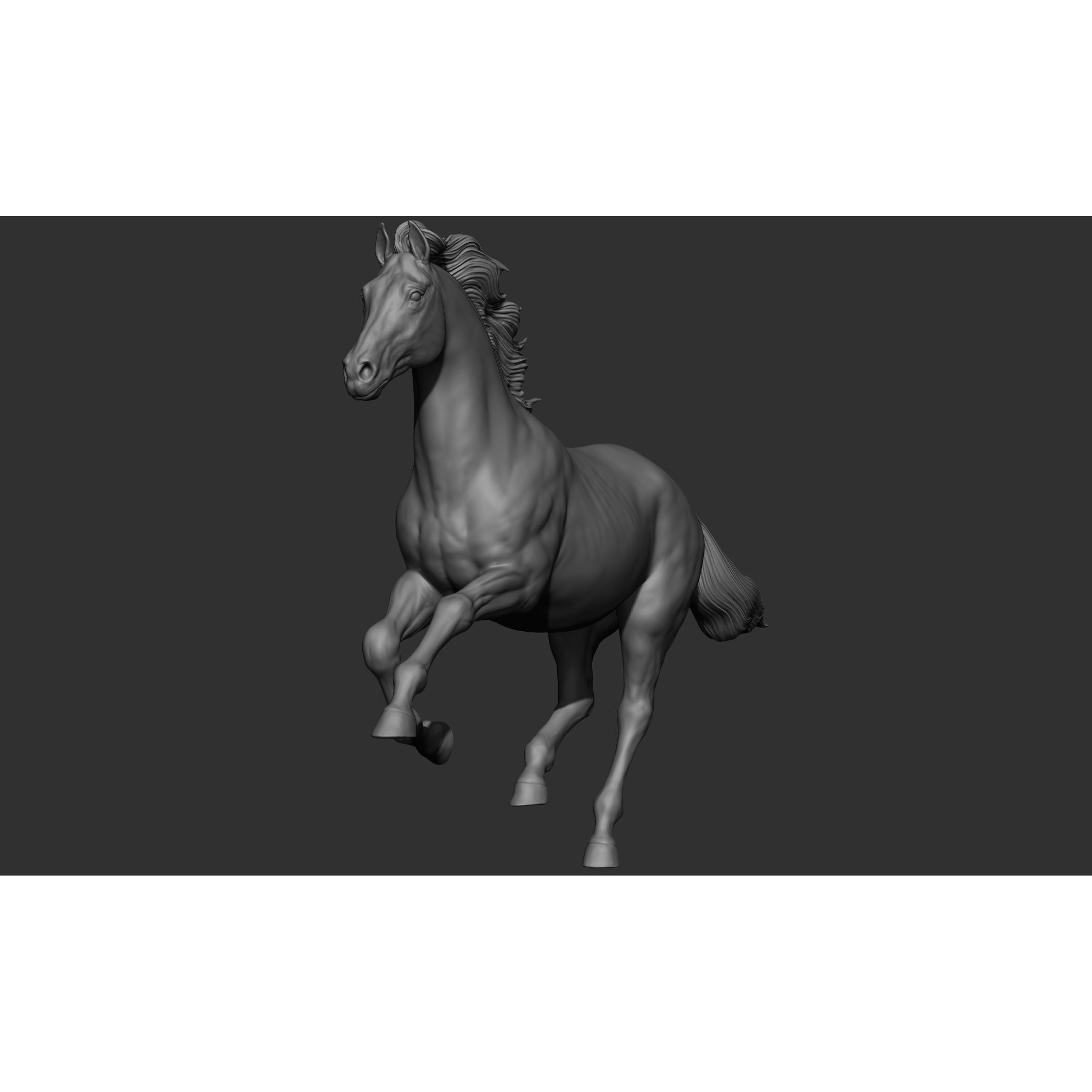 18 Horse Poses - 3D Model - View 14