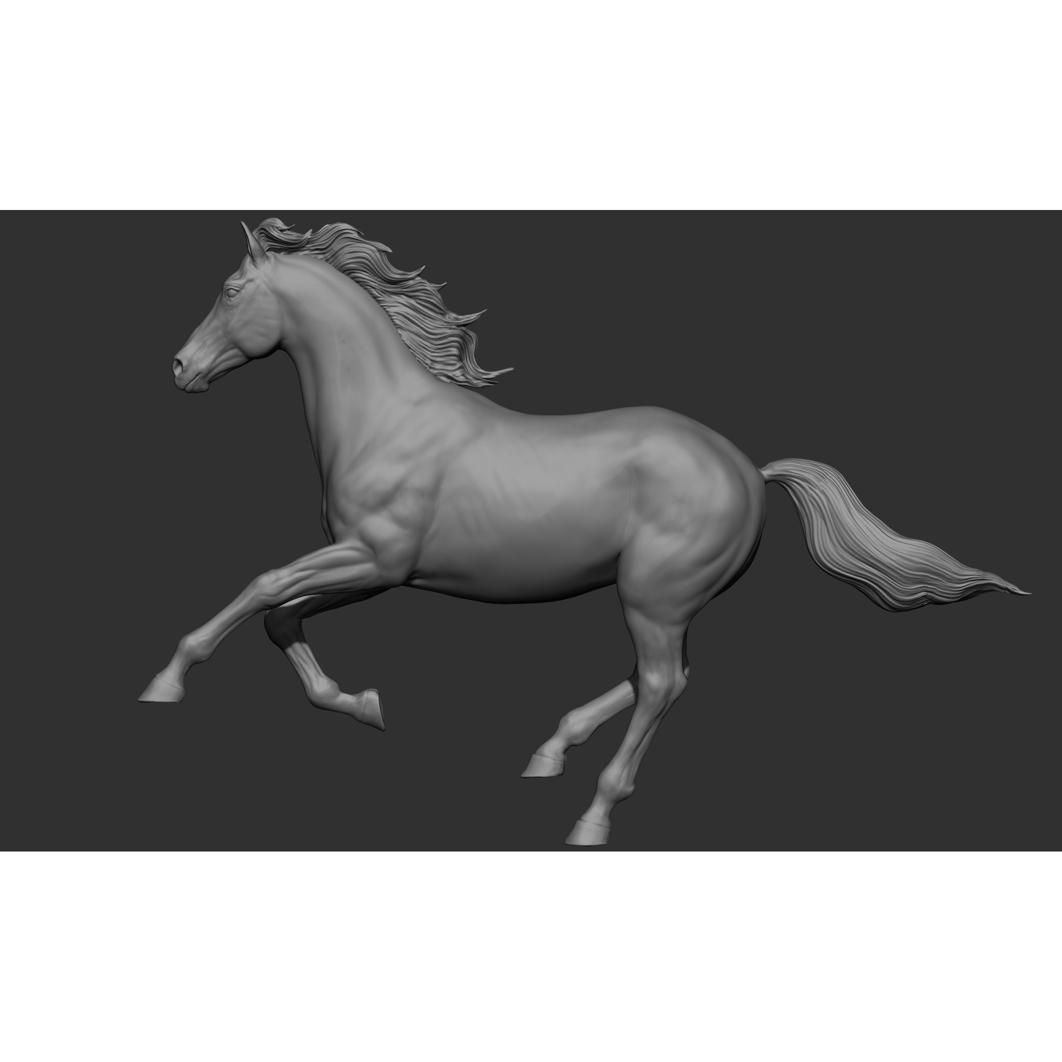 18 Horse Poses - 3D Model - View 15