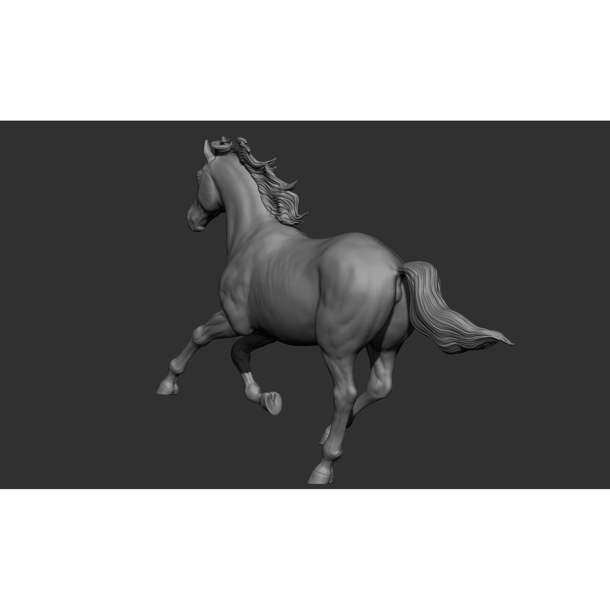 18 Horse Poses - 3D Model - View 16