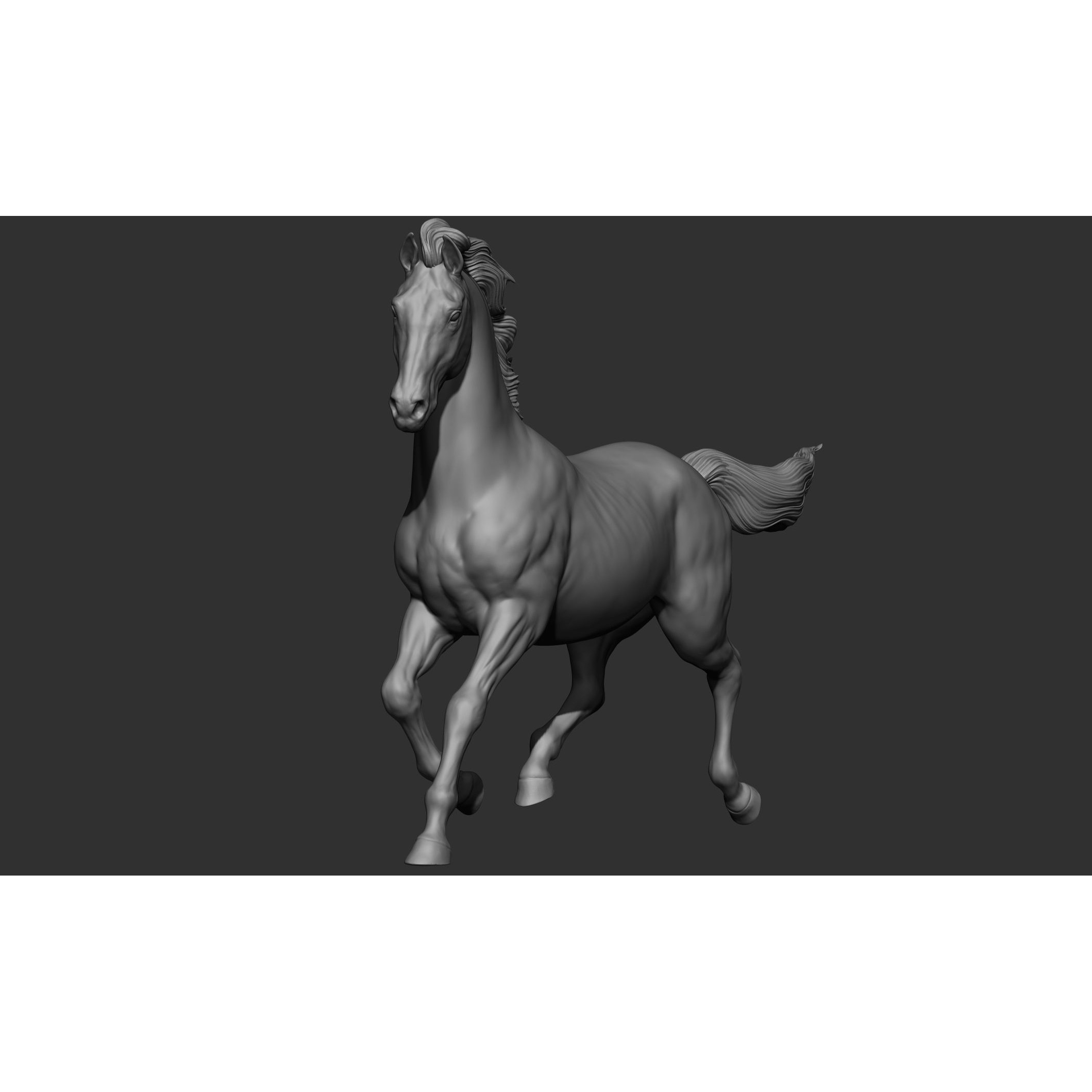 18 Horse Poses - 3D Model - View 19
