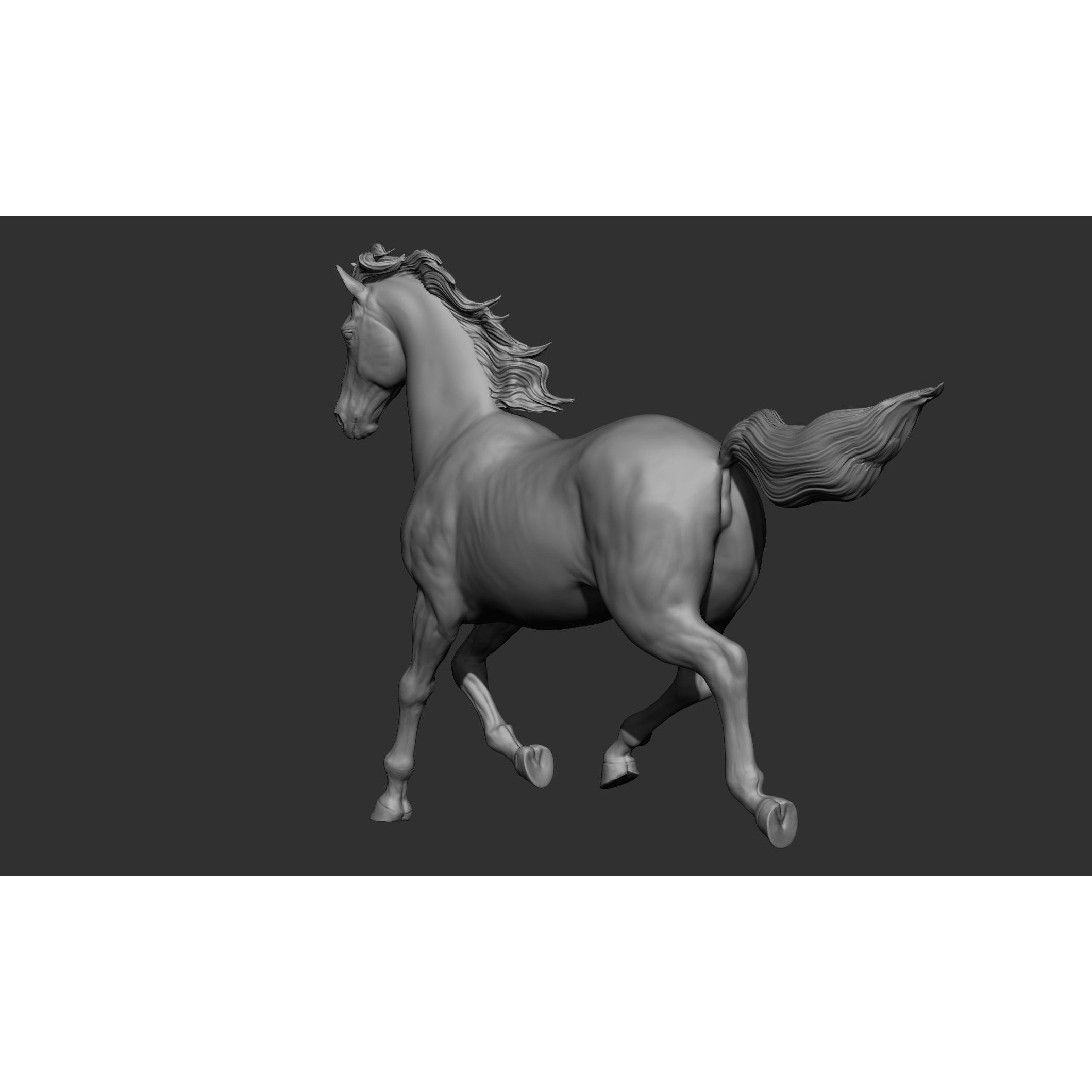 18 Horse Poses - 3D Model - View 21