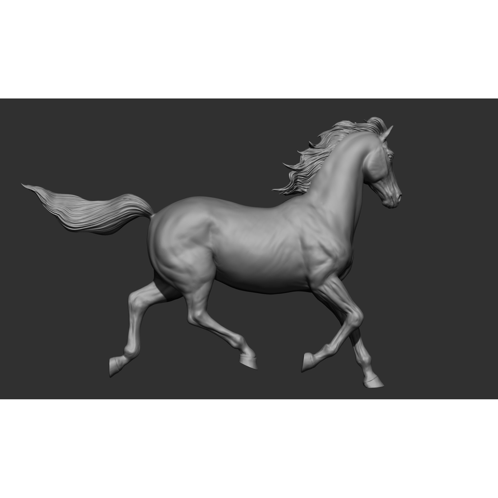 18 Horse Poses - 3D Model - View 22