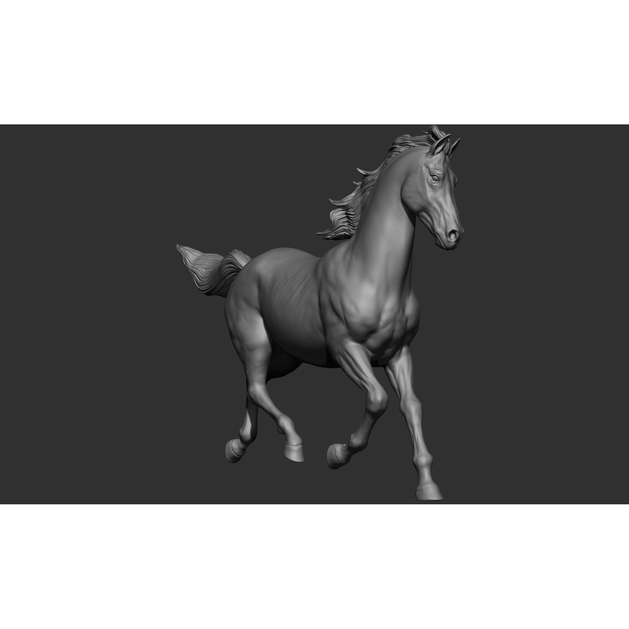 18 Horse Poses - 3D Model - View 23