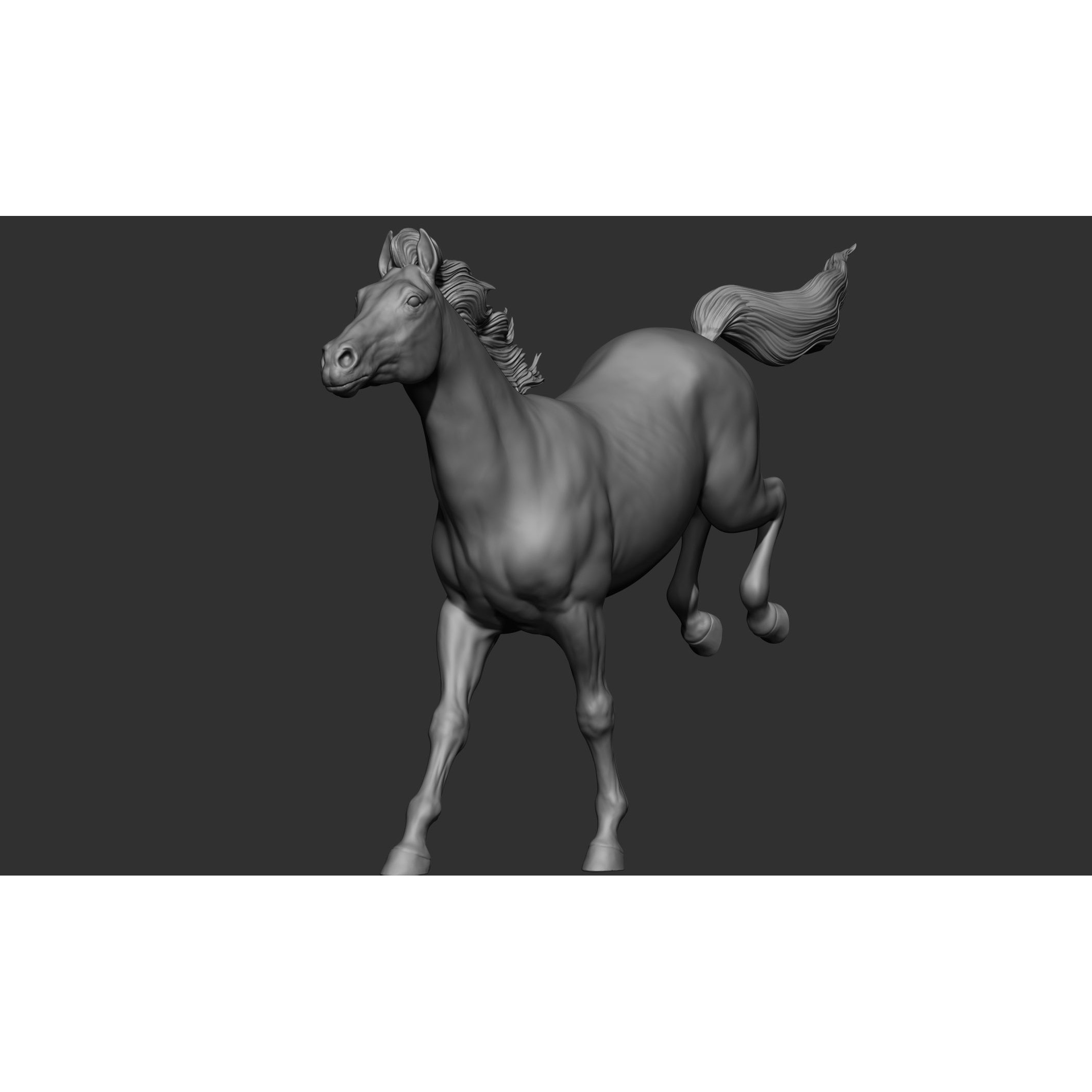 18 Horse Poses - 3D Model - View 24
