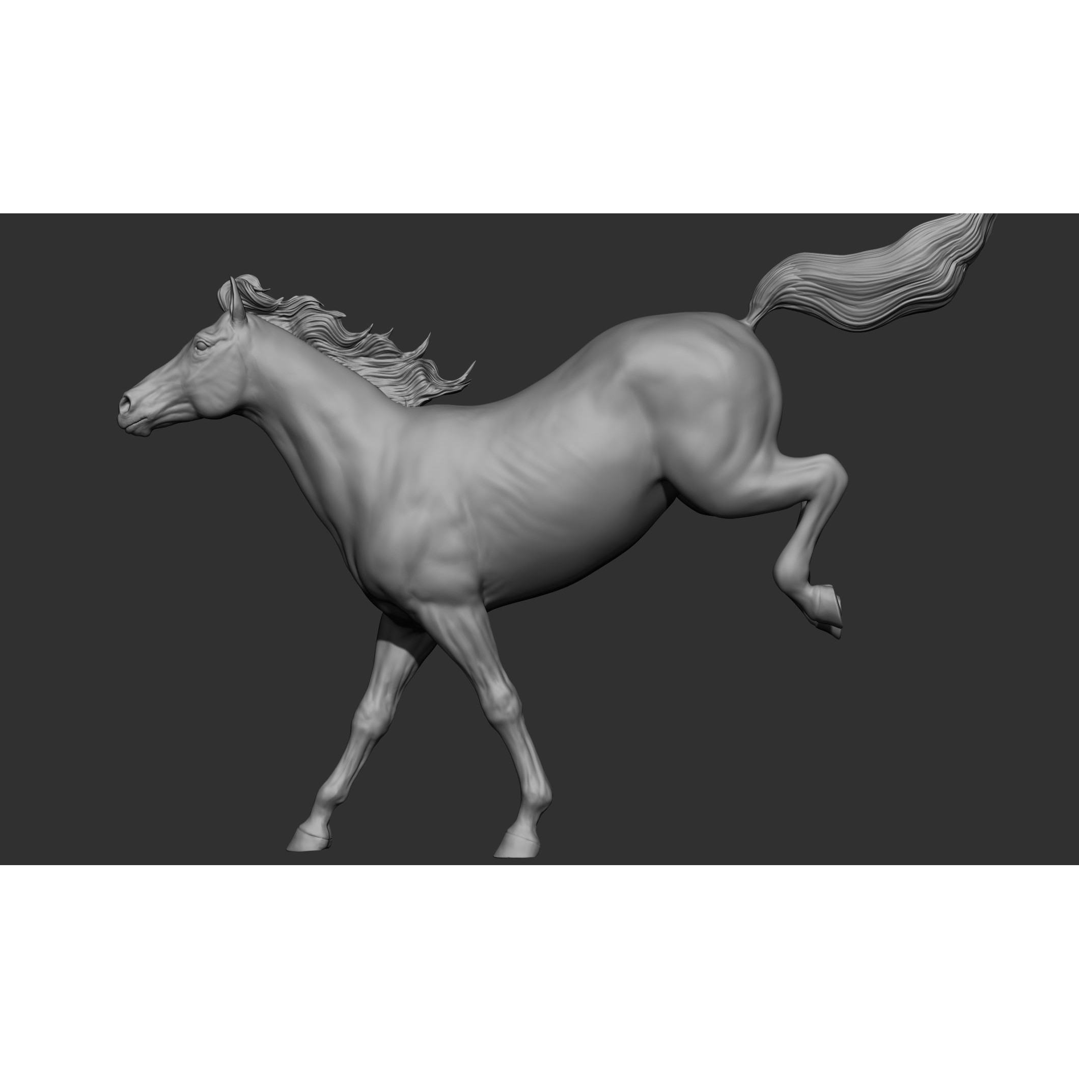 18 Horse Poses - 3D Model - View 25