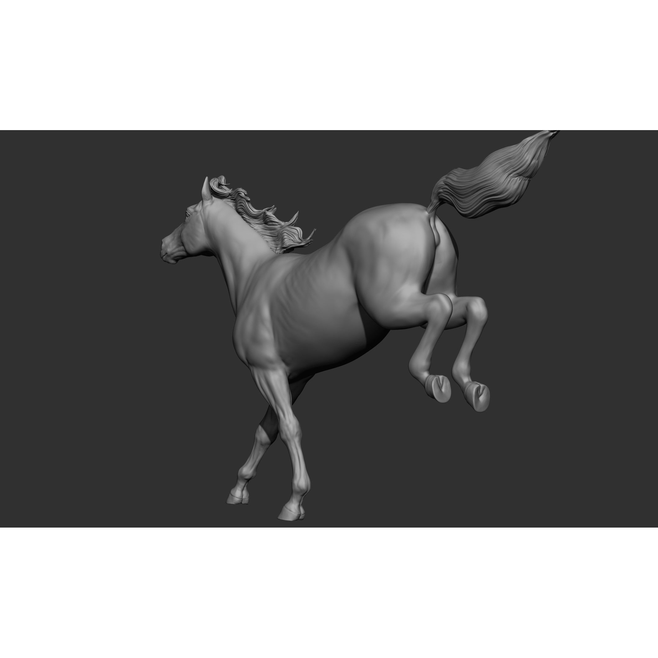 18 Horse Poses - 3D Model - View 26
