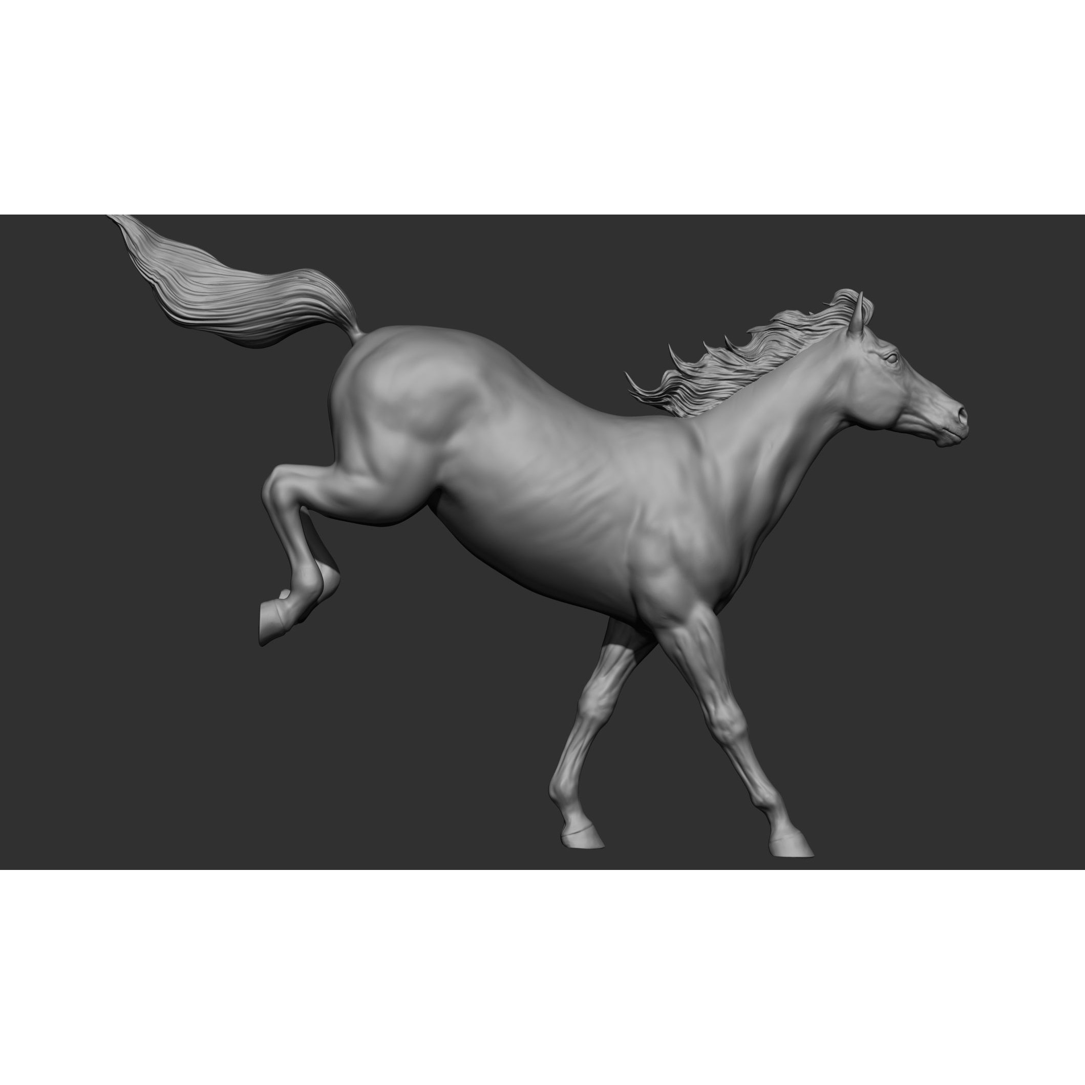18 Horse Poses - 3D Model - View 27