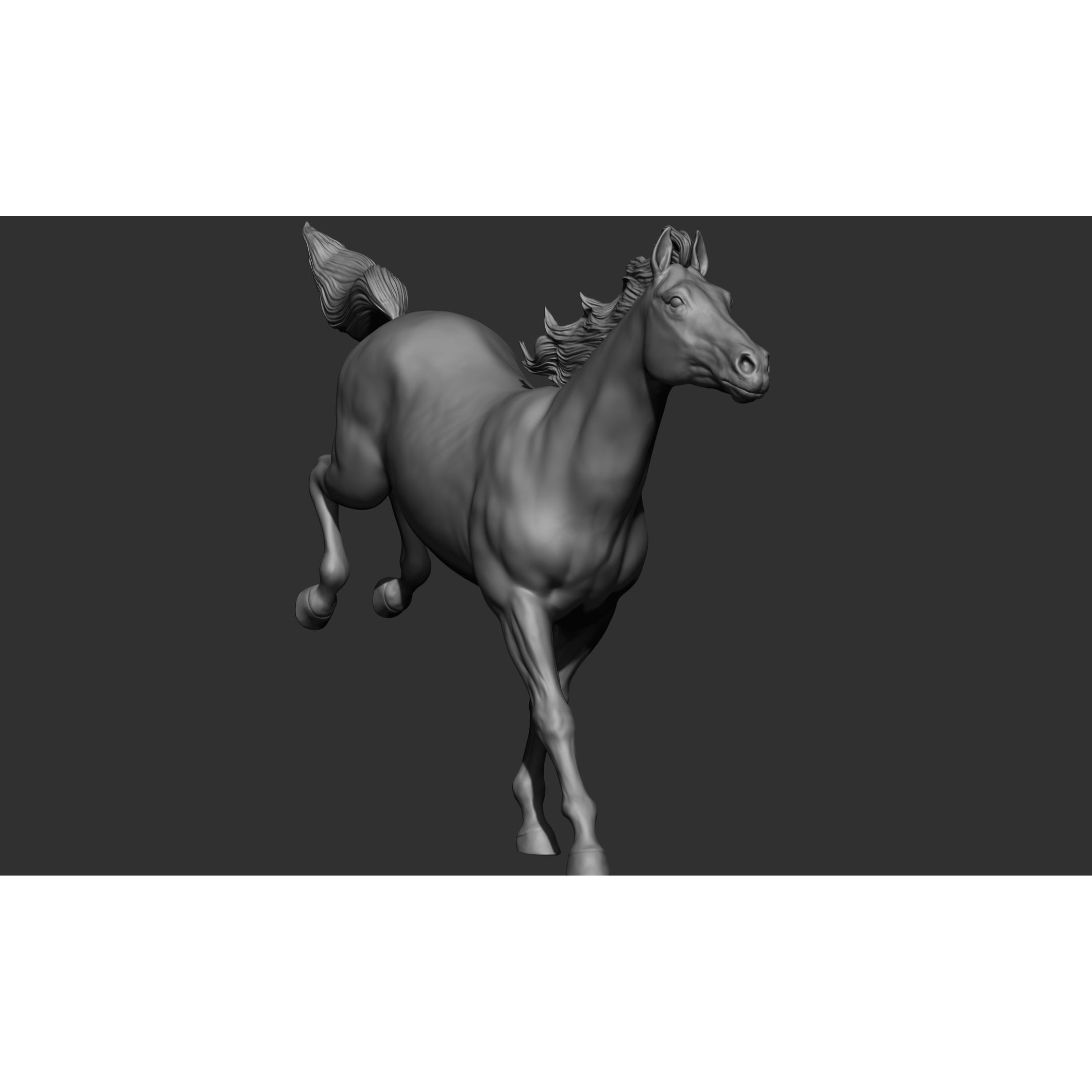 18 Horse Poses - 3D Model - View 28
