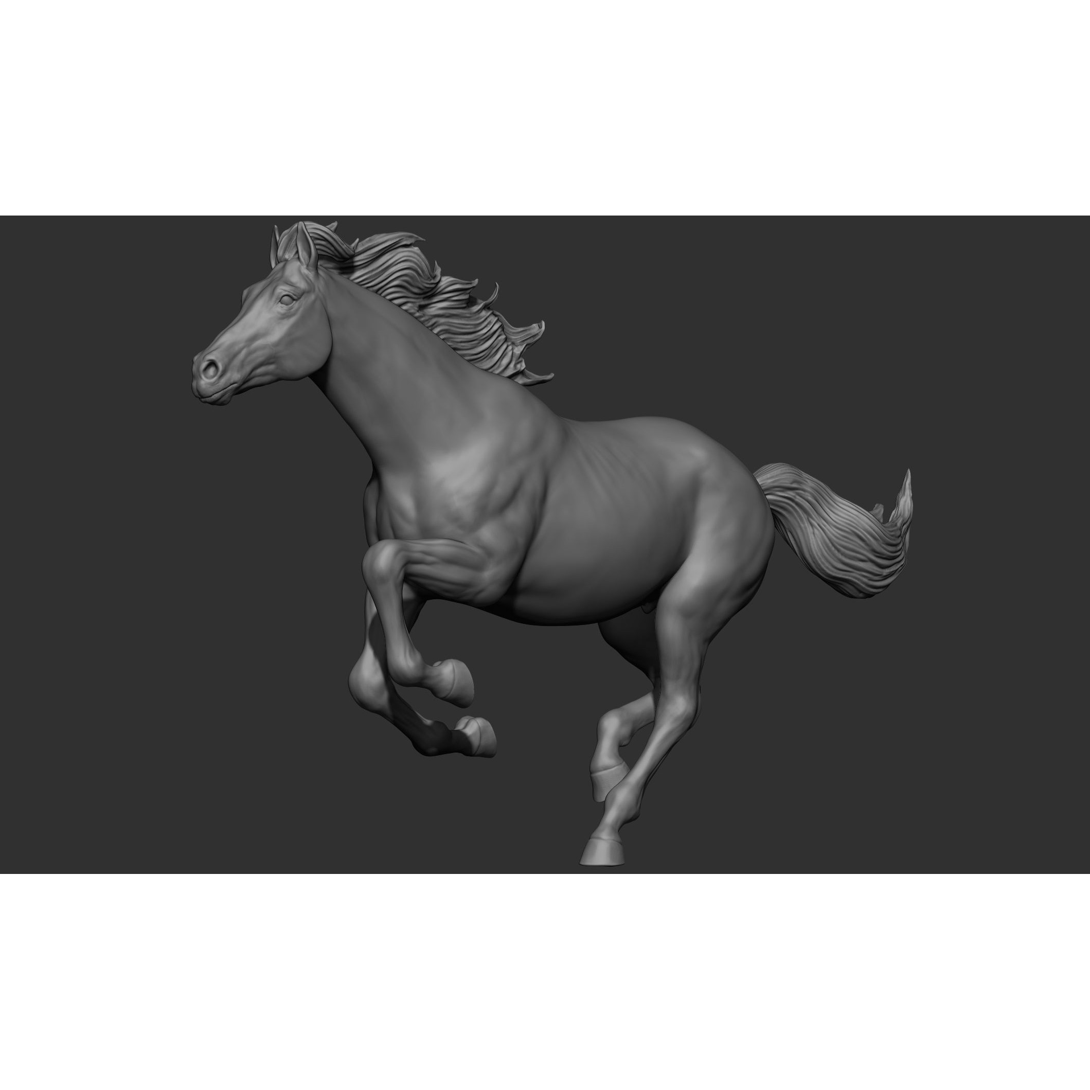 18 Horse Poses - 3D Model - View 3