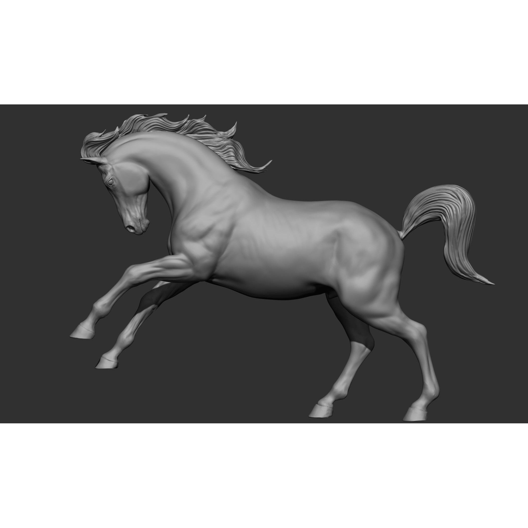18 Horse Poses - 3D Model - View 31