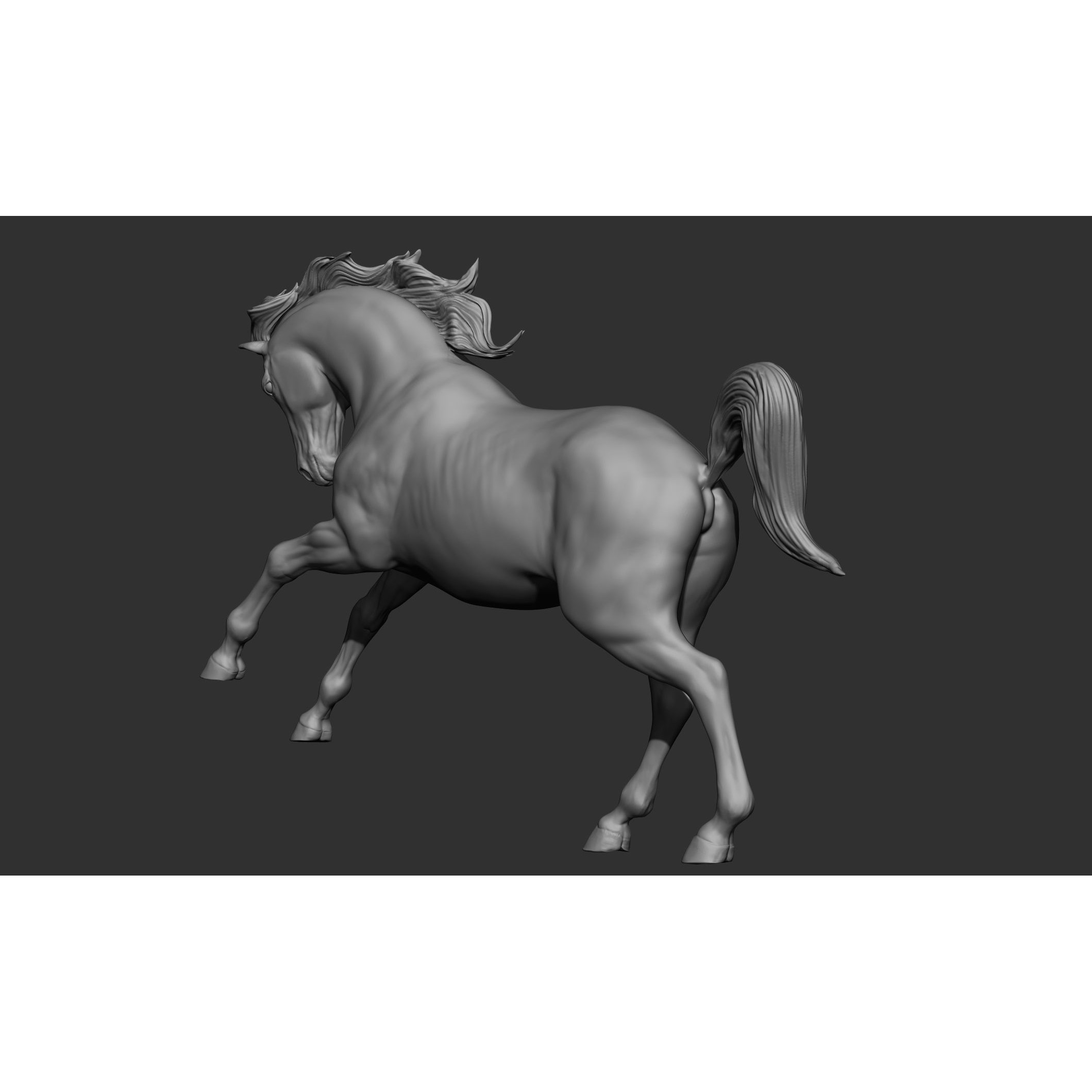 18 Horse Poses - 3D Model - View 32