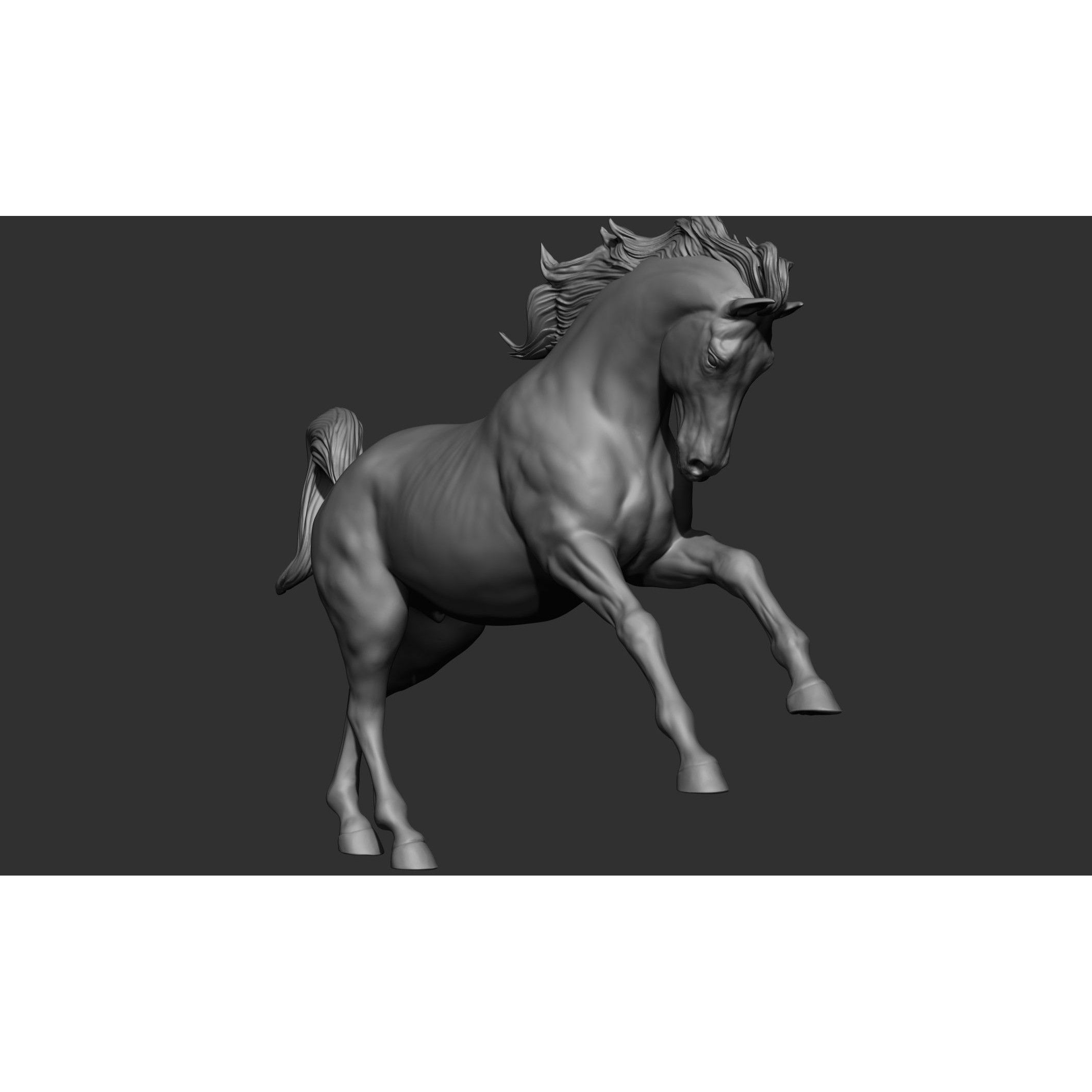 18 Horse Poses - 3D Model - View 34