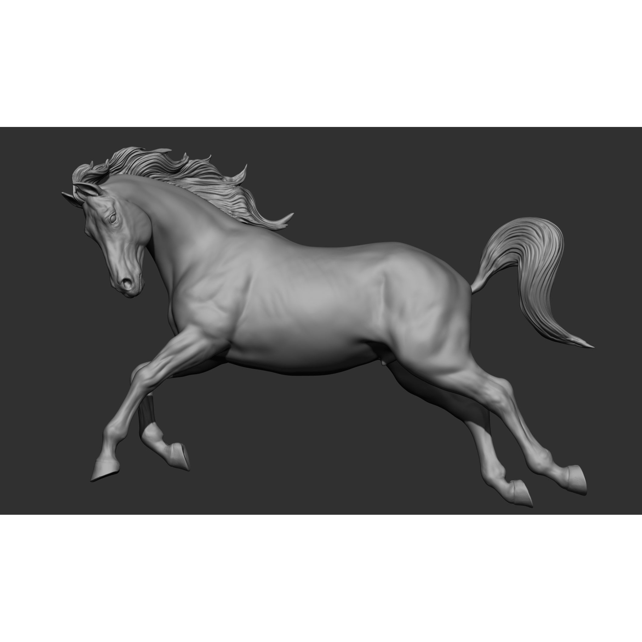 18 Horse Poses - 3D Model - View 36
