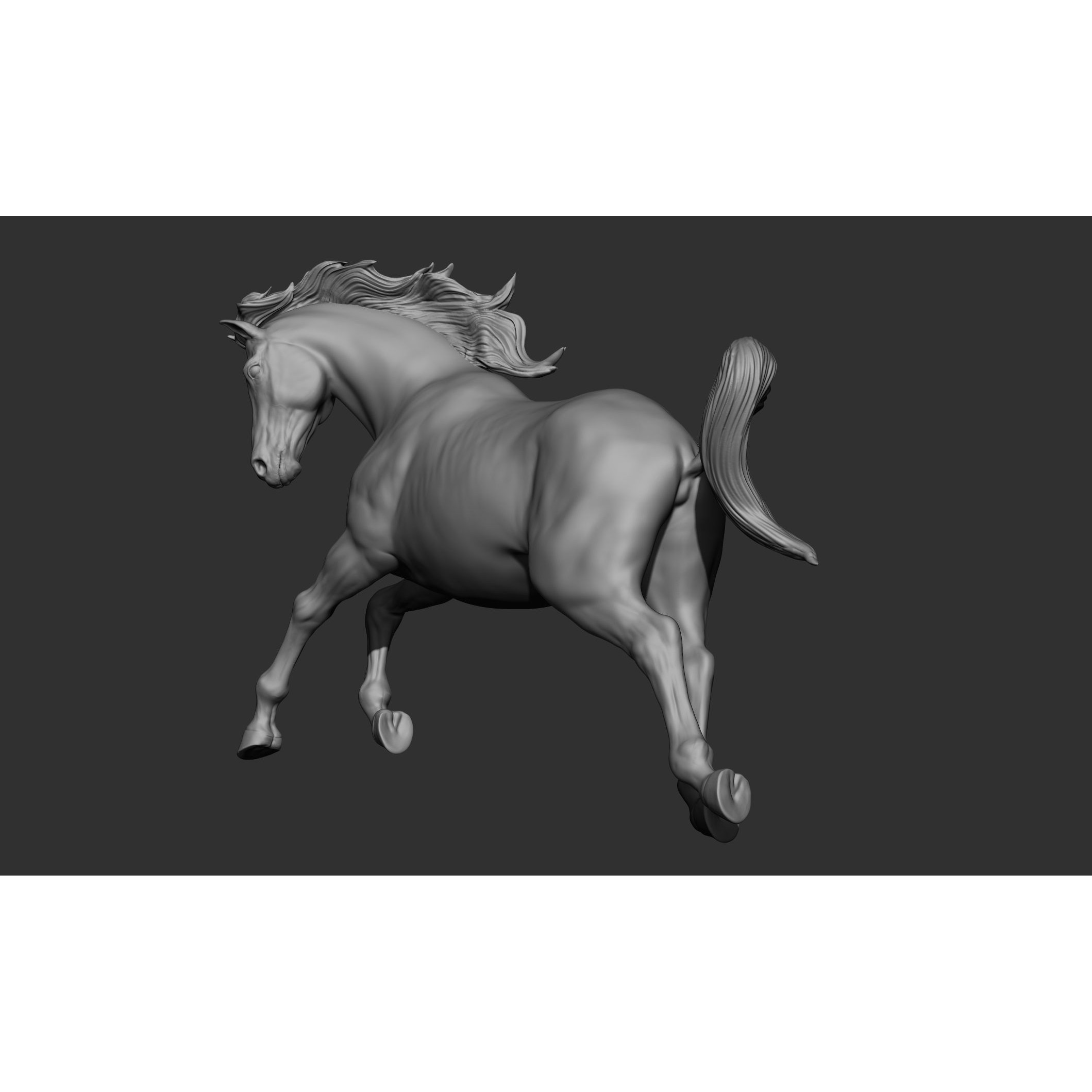 18 Horse Poses - 3D Model - View 37