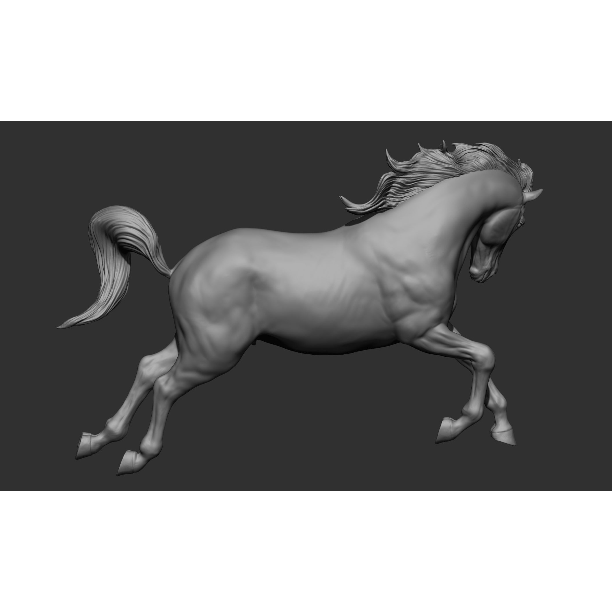 18 Horse Poses - 3D Model - View 38