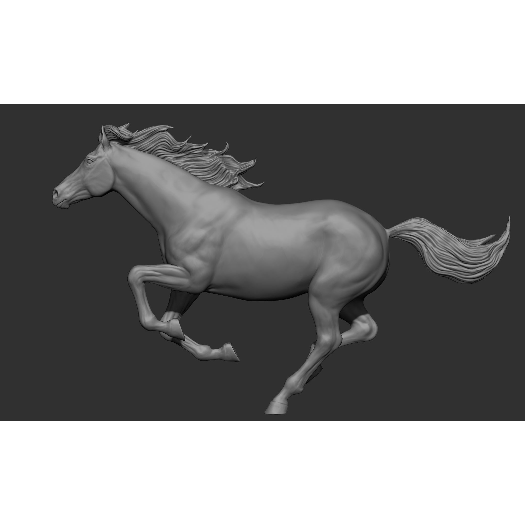 18 Horse Poses - 3D Model - View 4