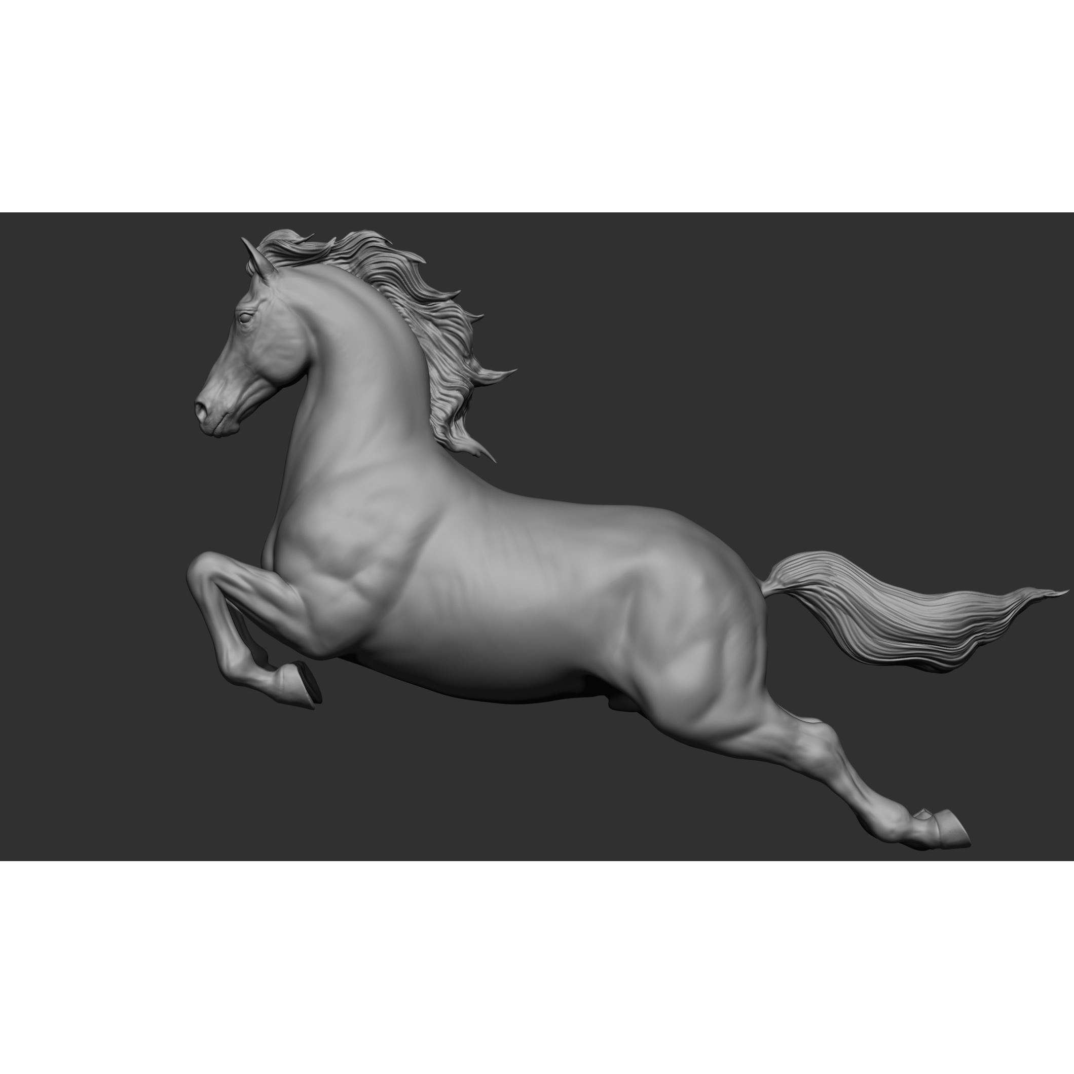 18 Horse Poses - 3D Model - View 42