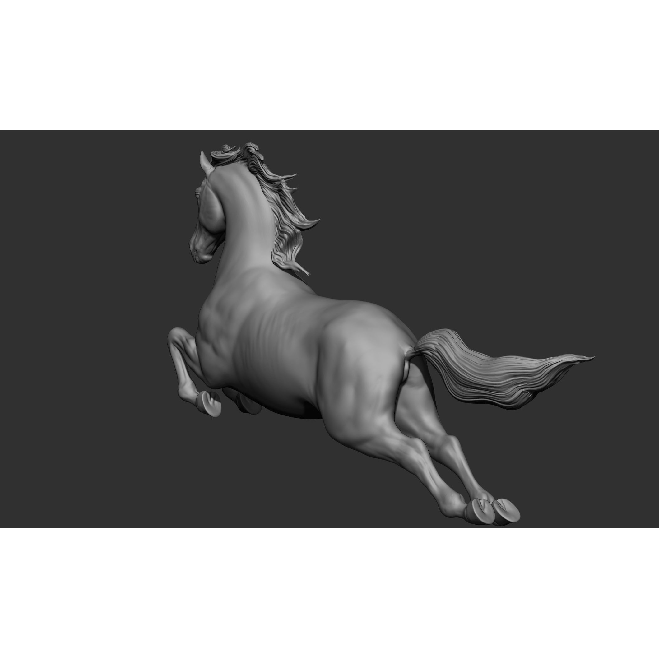 18 Horse Poses - 3D Model - View 43