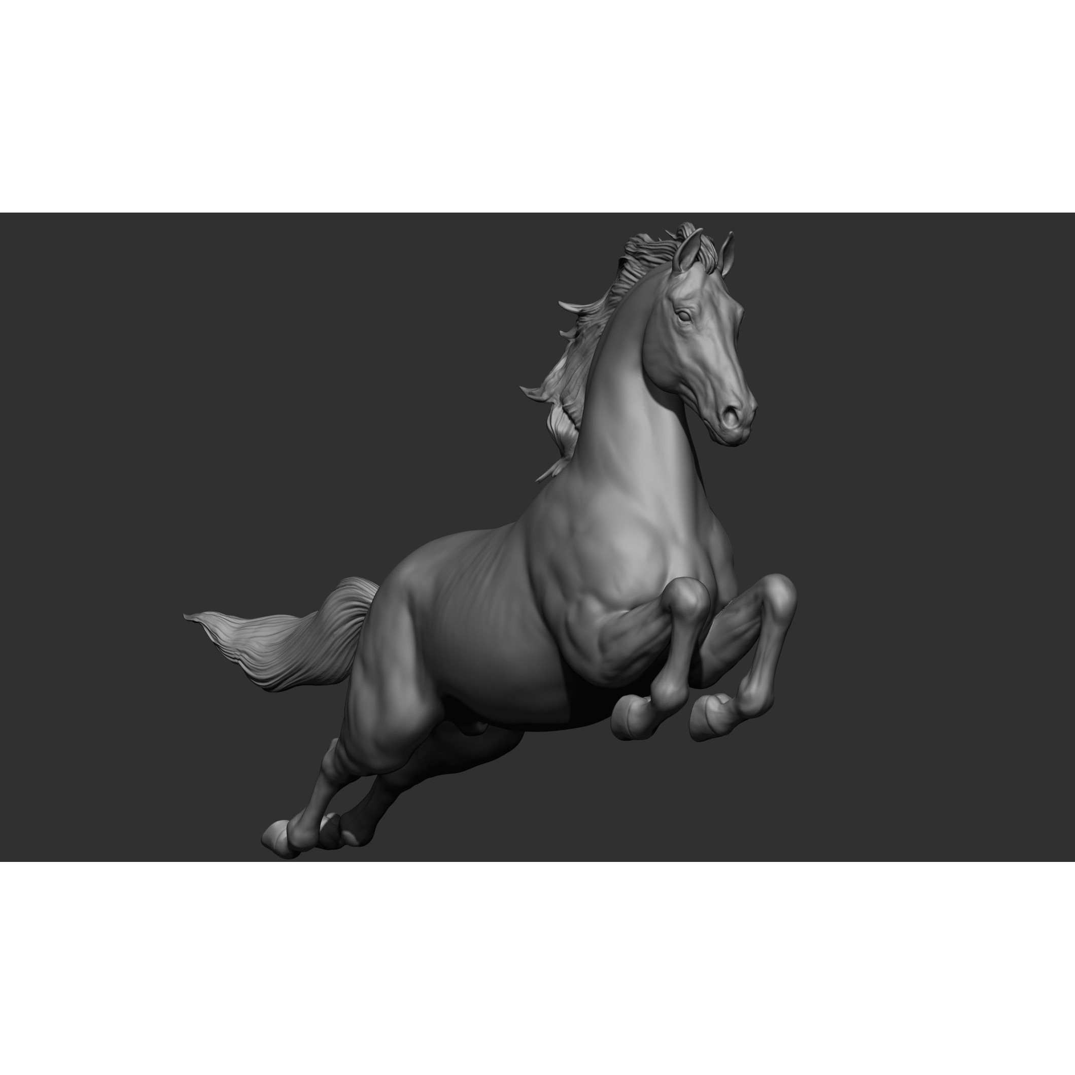 18 Horse Poses - 3D Model - View 45