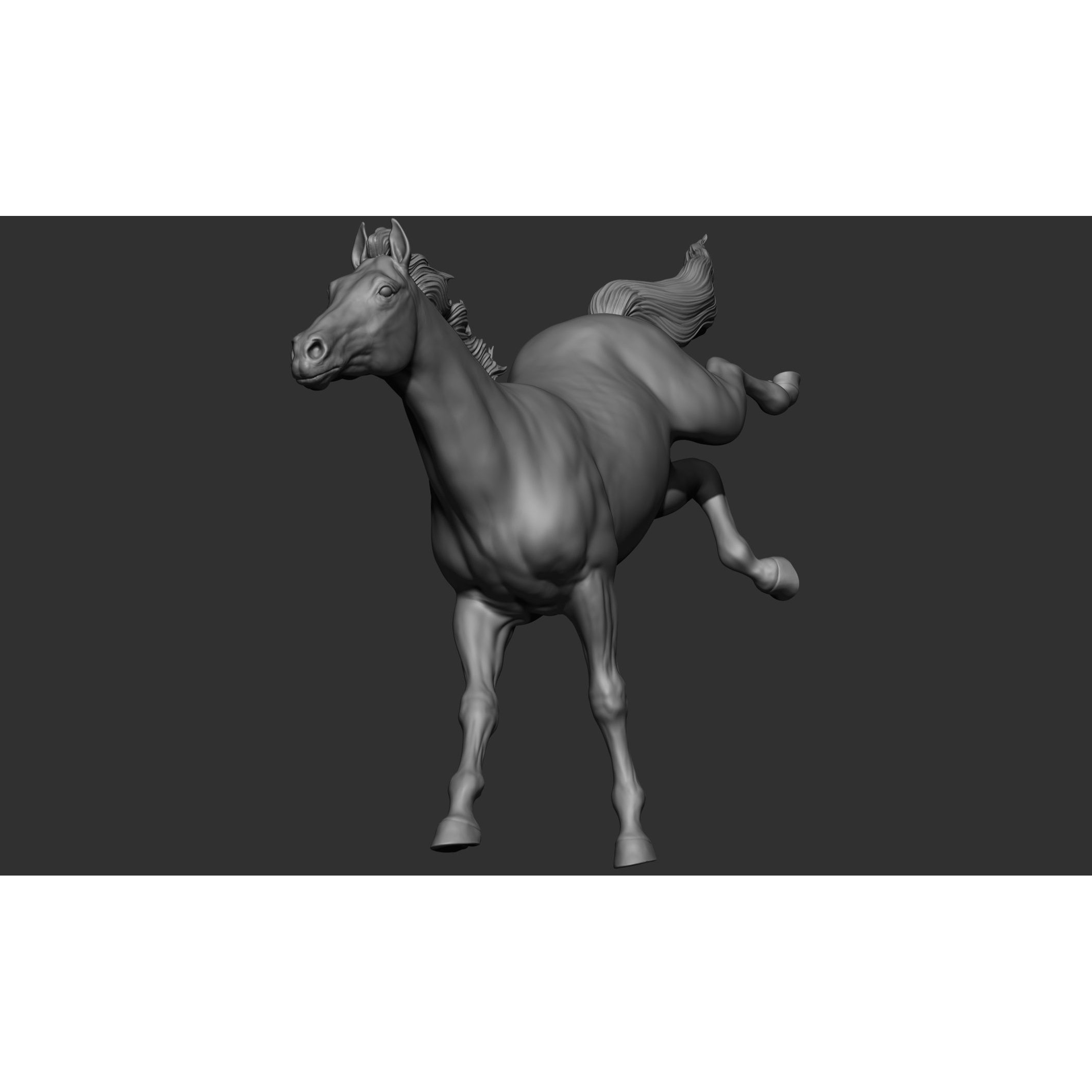 18 Horse Poses - 3D Model - View 46
