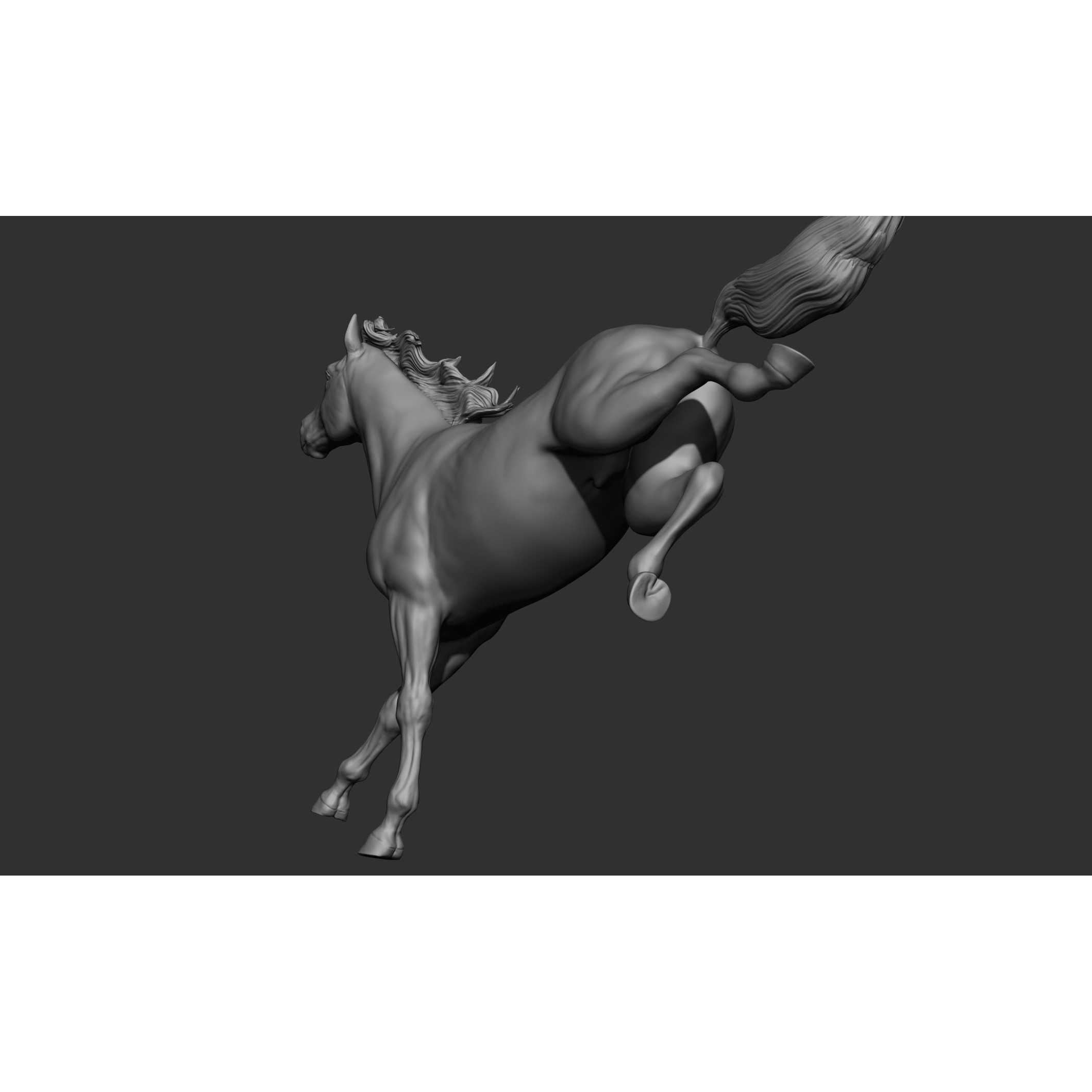 18 Horse Poses - 3D Model - View 48