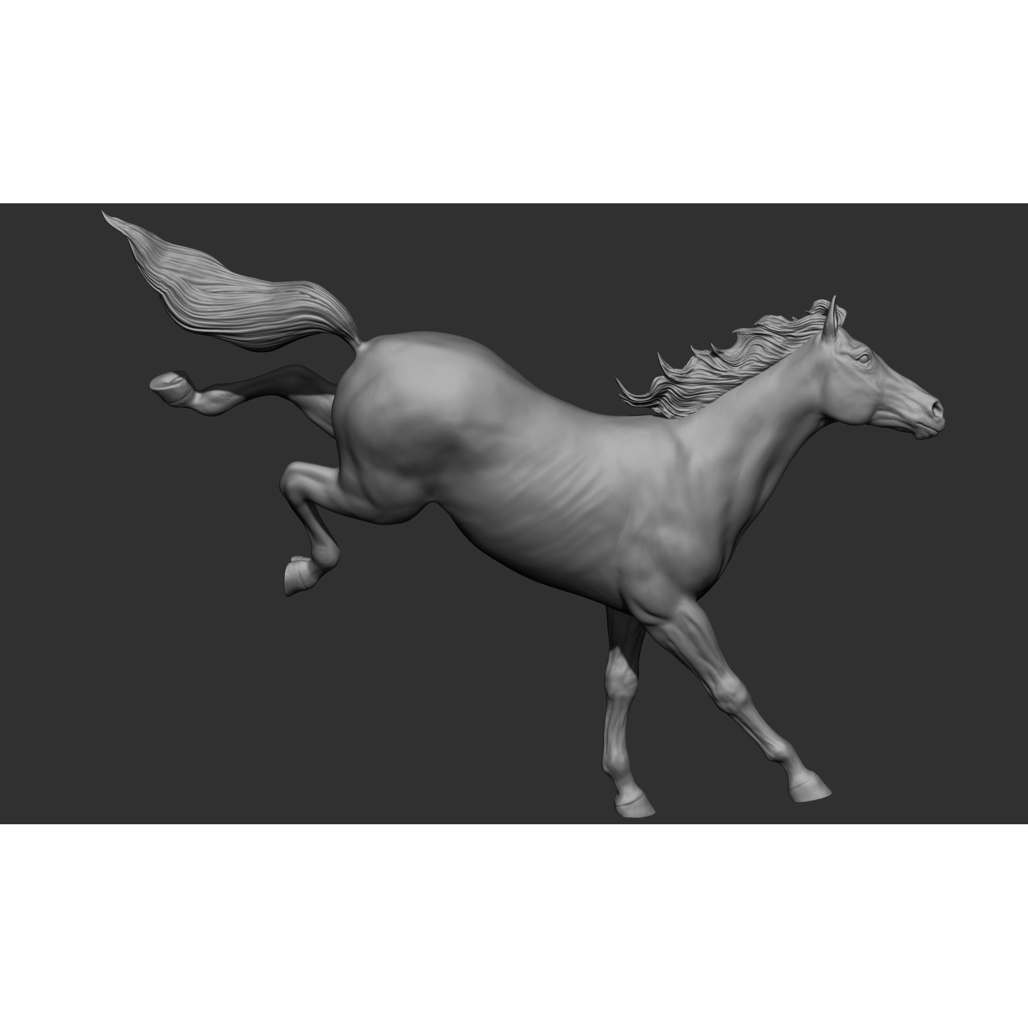 18 Horse Poses - 3D Model - View 49